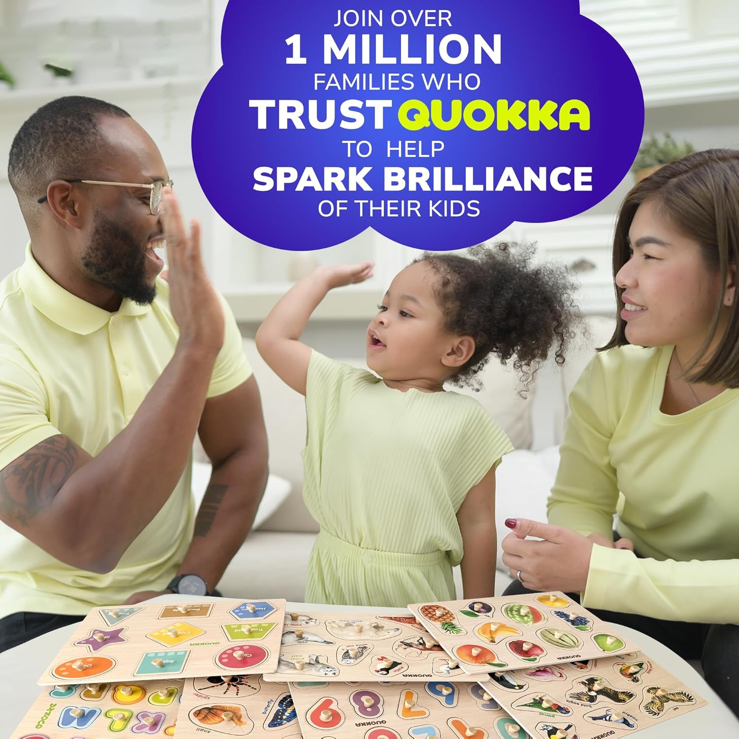 Quokka Set 8 Puzzle Realistici in Legno Montessori - immagine 6