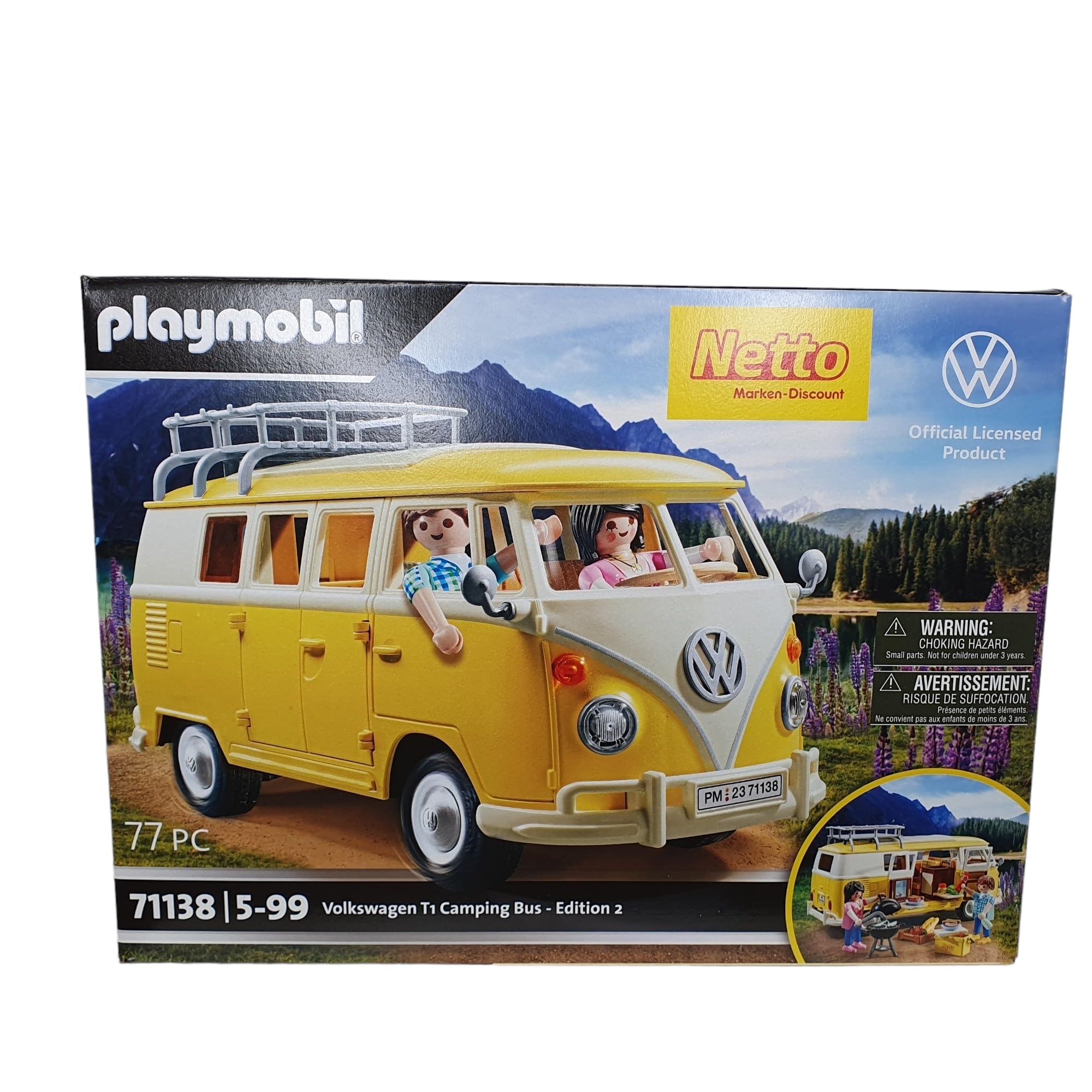 PLAYMOBIL Volkswagen 71138 T1 Camping Bus Netto Edition 2