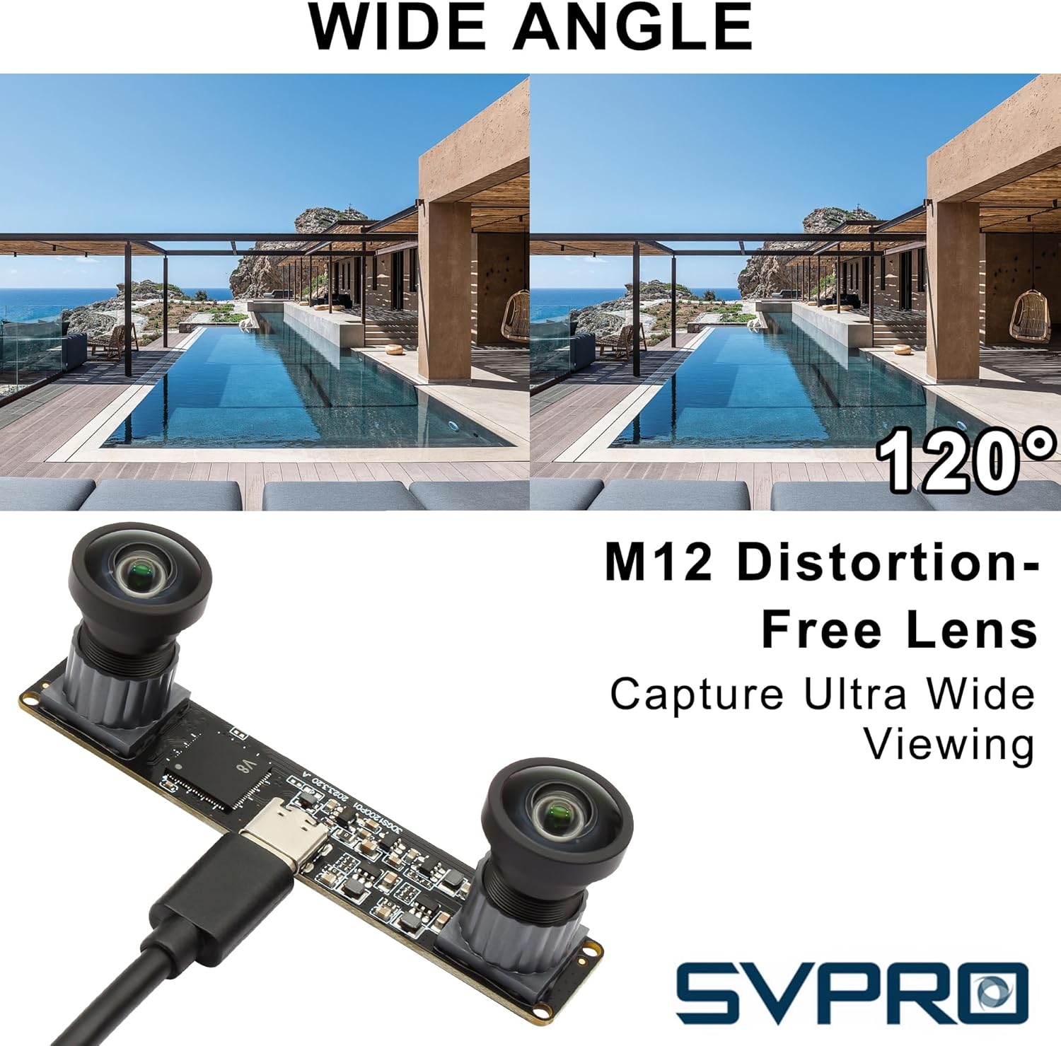 SVPRO 1200P 60fps Global Shutter USB Camera - immagine 5