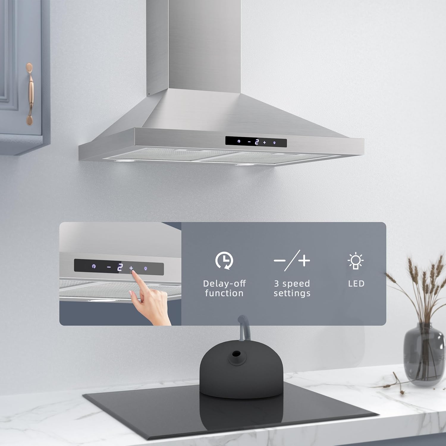 Firegas Cappa Aspirante a Parete 60cm - immagine 3