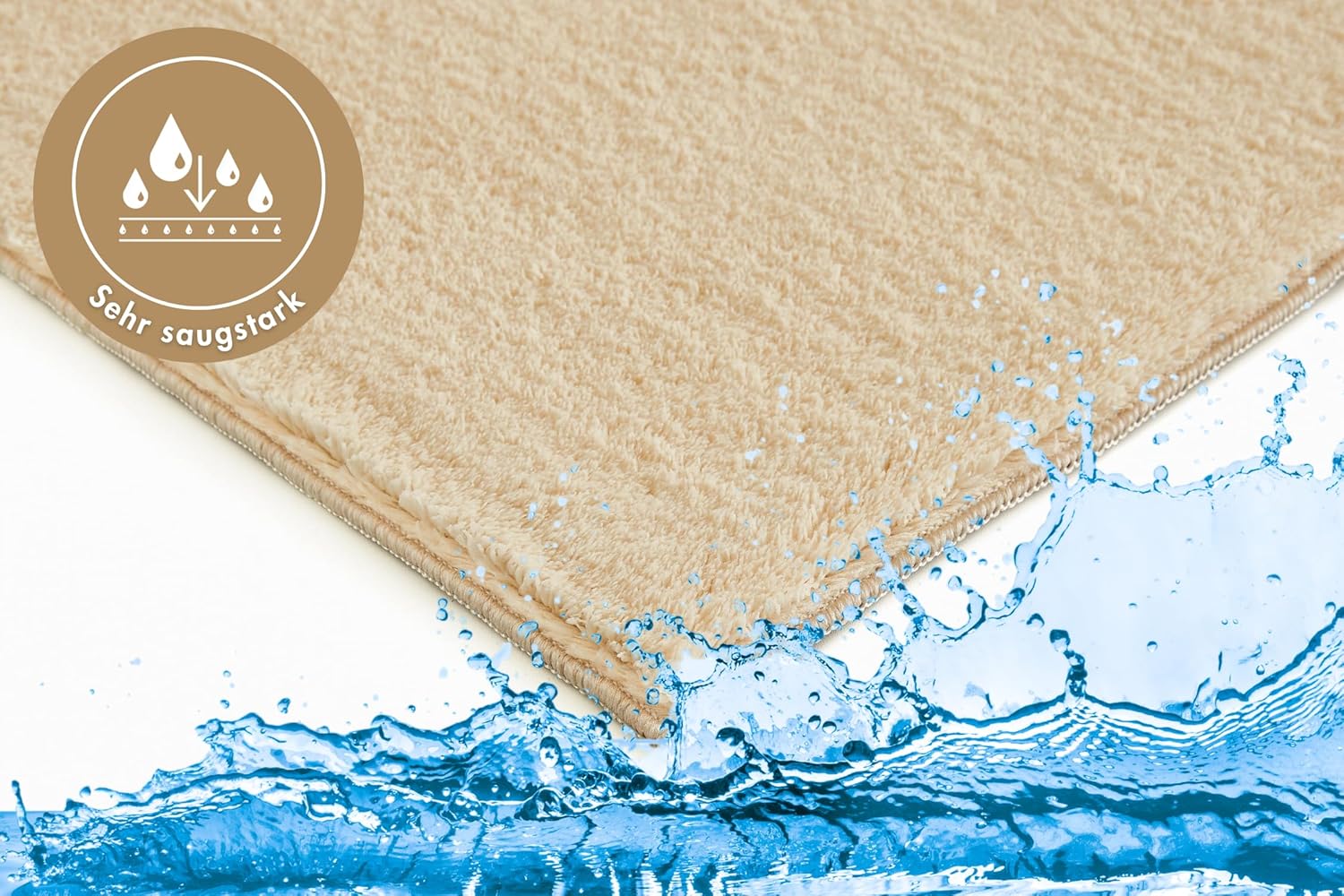 Andiamo Tappeto Arezzo Lavabile 80x200 cm, Crema - immagine 7