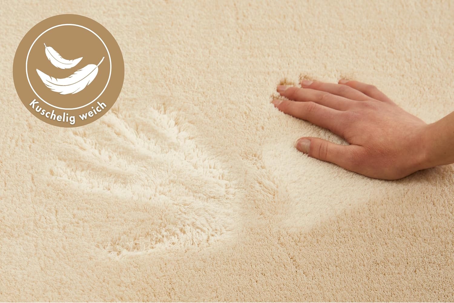 Andiamo Tappeto Arezzo Lavabile 80x200 cm, Crema - immagine 8