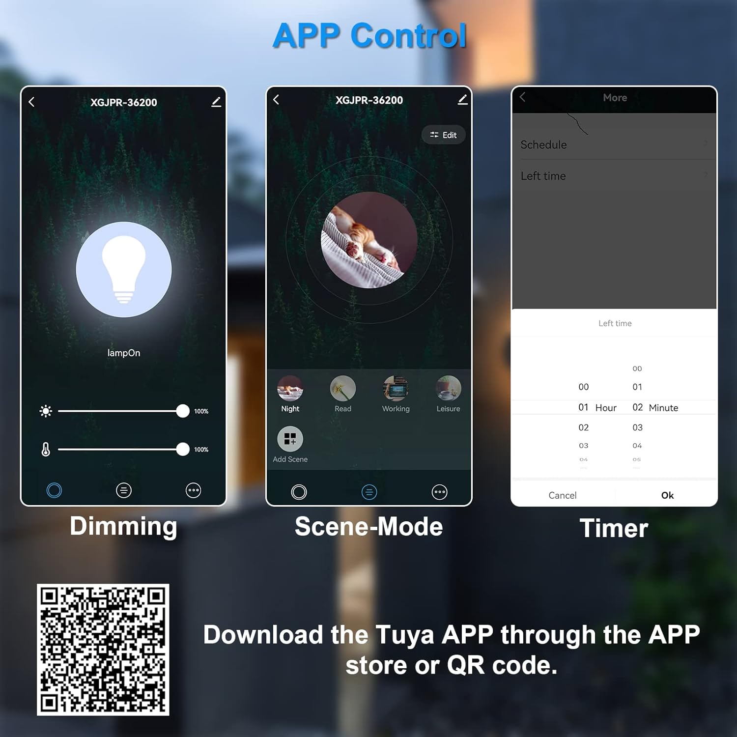 Klighten Applique LED Dimmerabile 24W IP65, Anthrazit - immagine 4