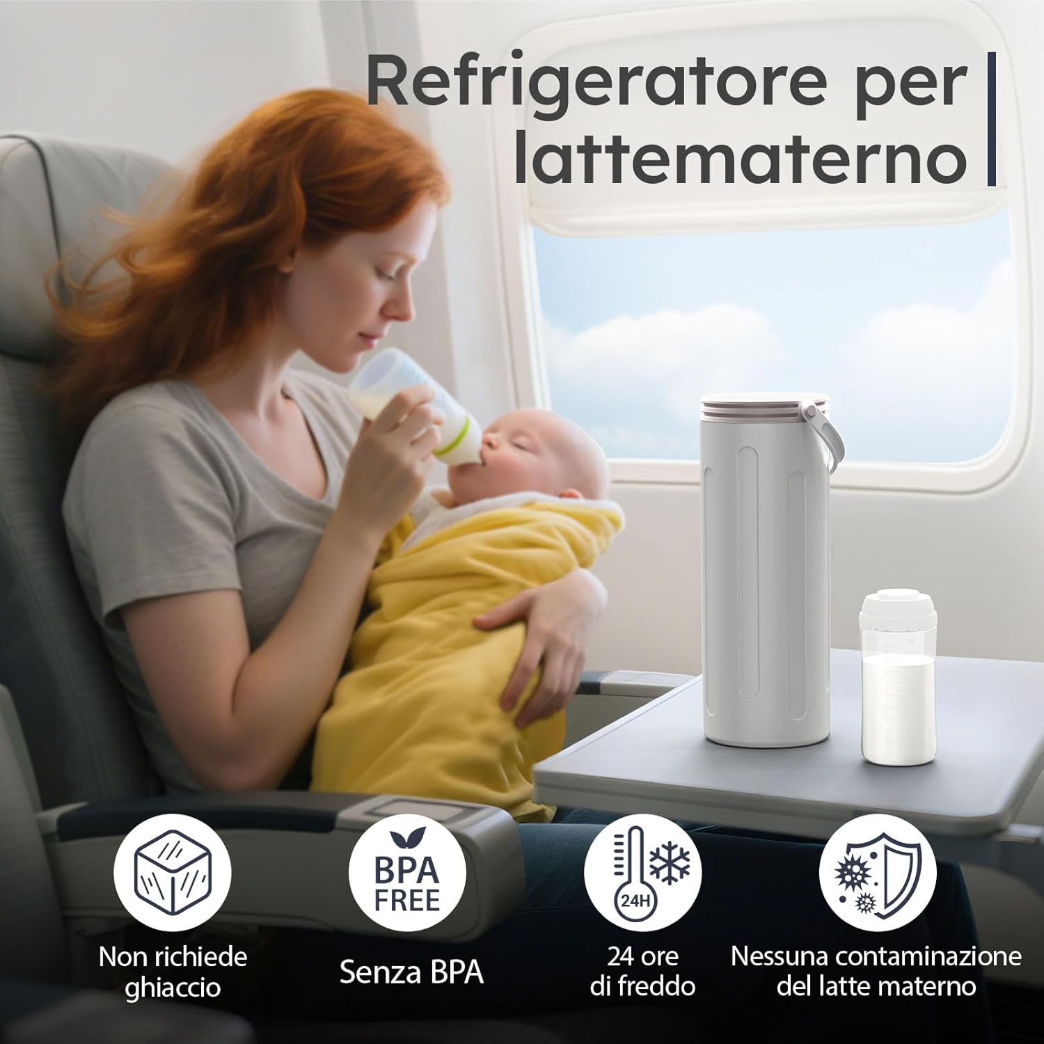 Raffreddatore Latte Materno 360°, 24 Ore - immagine 2