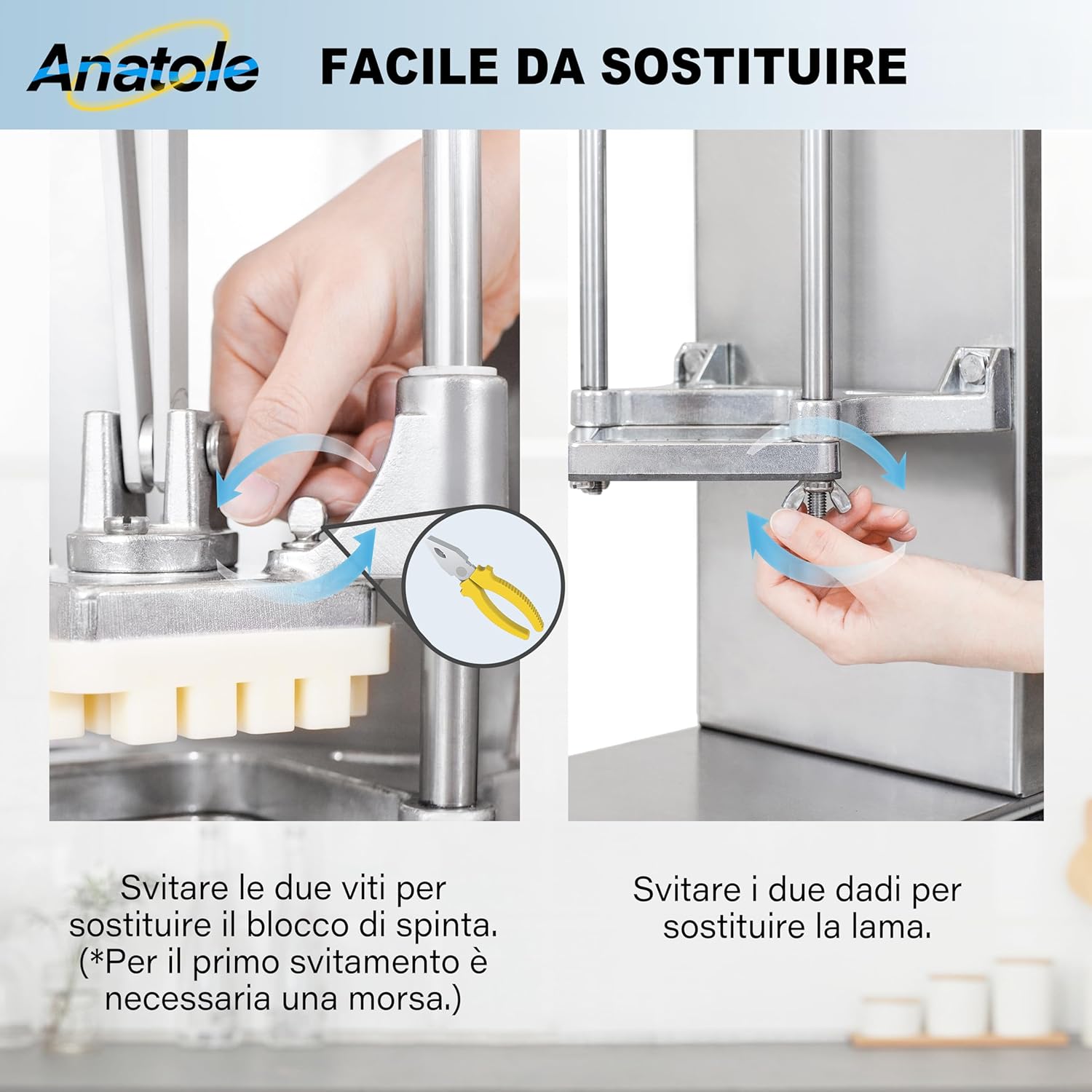 Anatole Tagliapatate Professionale Verticale - immagine 4