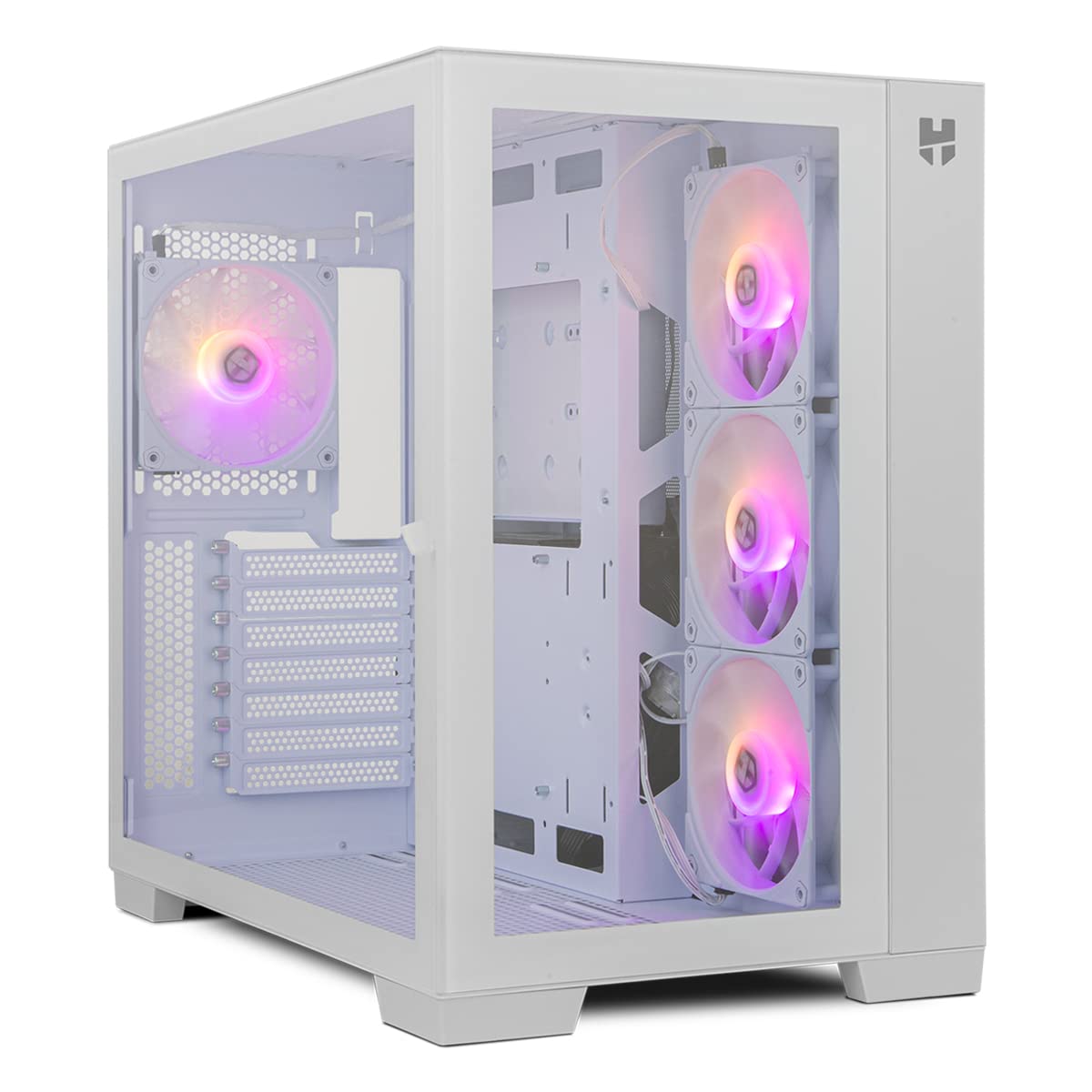 Nox Xtreme Products ASTRA - Semitorre Micro ATX/ATX, Bianco