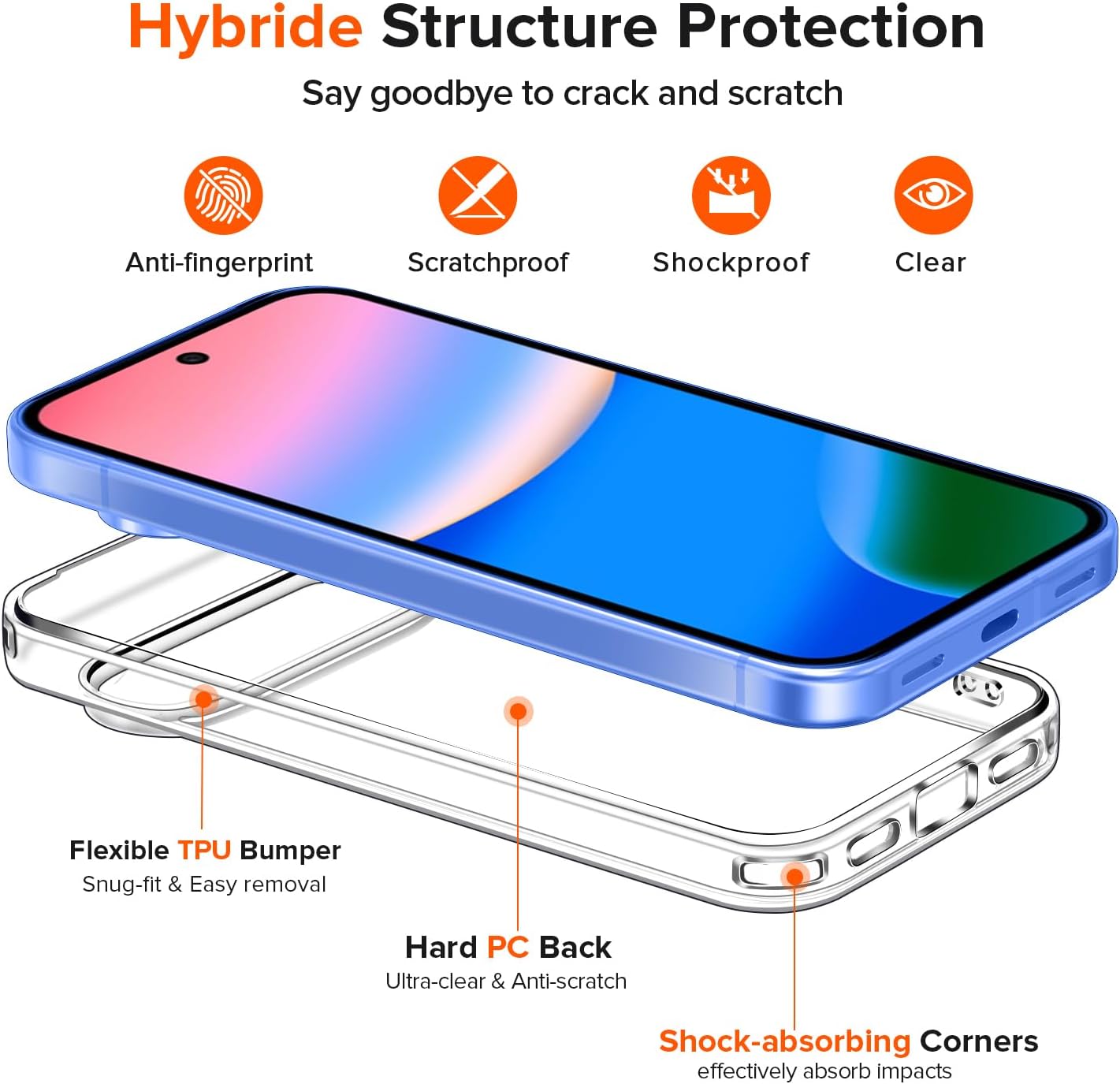 Ivoler Cover Trasparente per Google Pixel 10 - immagine 3