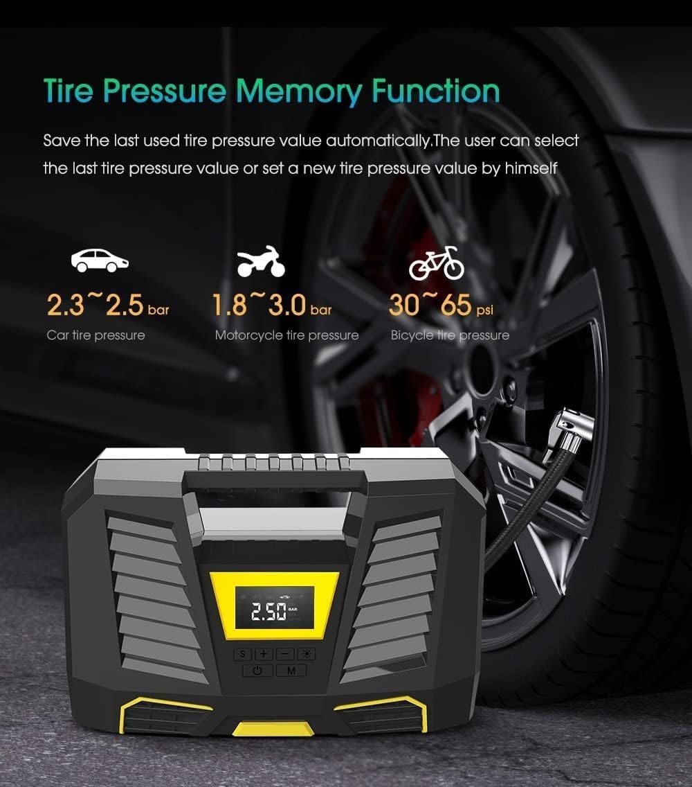 Compressore d'aria Portatile 150 PSI 12V DC - immagine 5