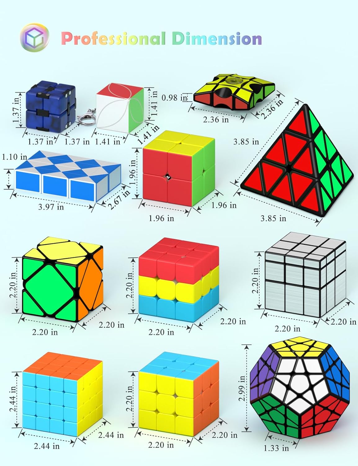 Roxenda Set Cubi Veloci (12 Pacchetto) - immagine 2