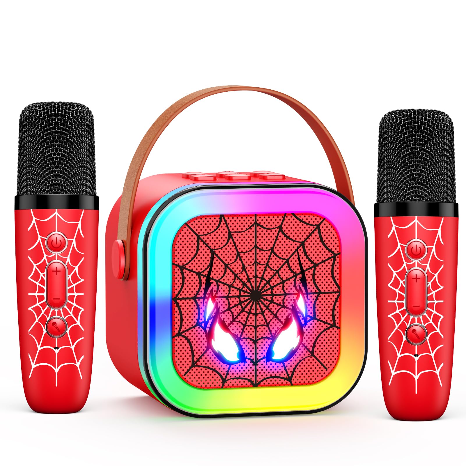 Braxel Microfono Karaoke Bluetooth per Bambini Spider