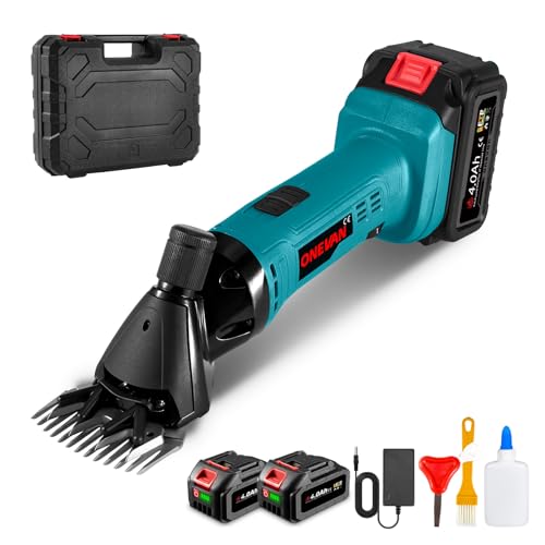 Onevan Tosatrice per Pecore a Batteria 6 Velocità