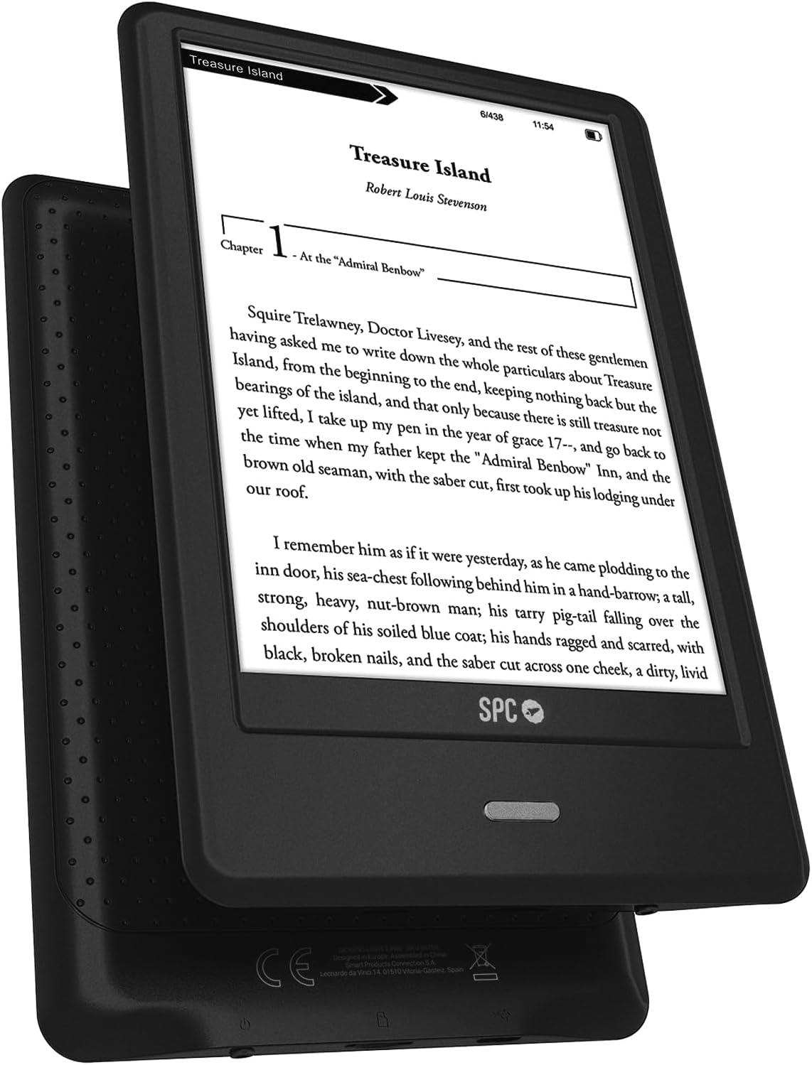 Spc Dickens Light 2 Pro - E-book 6'' E-Ink 8GB, Nero - immagine 1