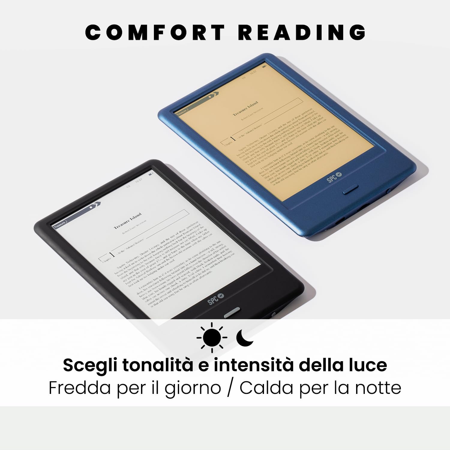 Spc Dickens Light 2 Pro - E-book 6'' E-Ink 8GB, Nero - immagine 3