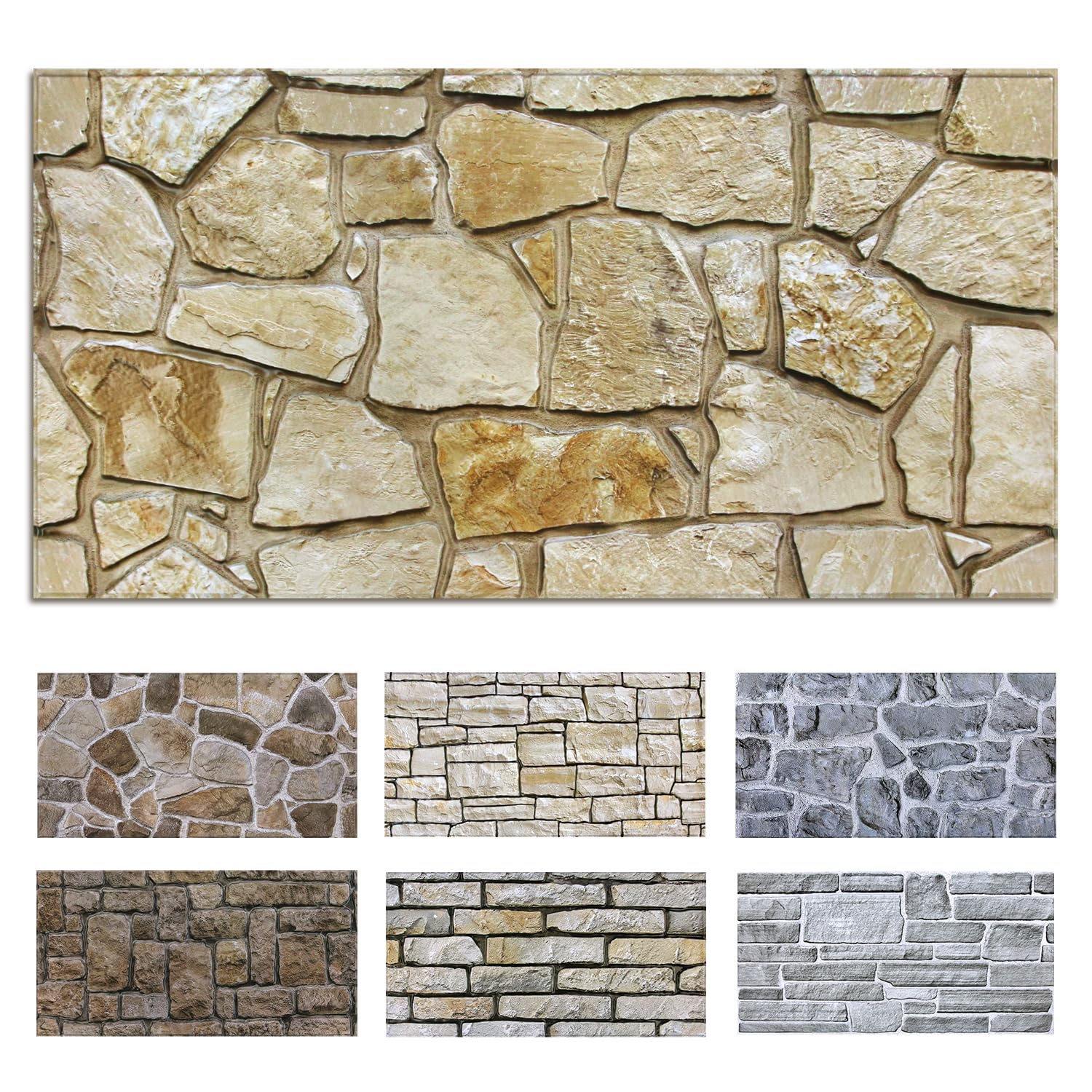 Commomy 12 Pannelli Murali 3D Adesivi Mattone (2,08 m²)