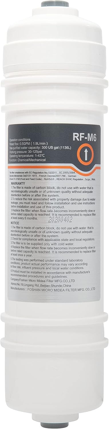 RF-M6 Filtro Acqua Esterno per Frigorifero - immagine 1