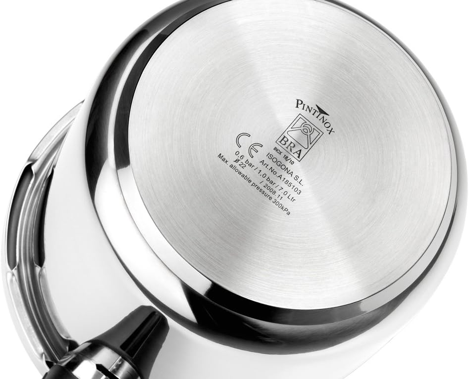 BRA Vitesse Inox Pentola a Pressione 7 litri - immagine 5