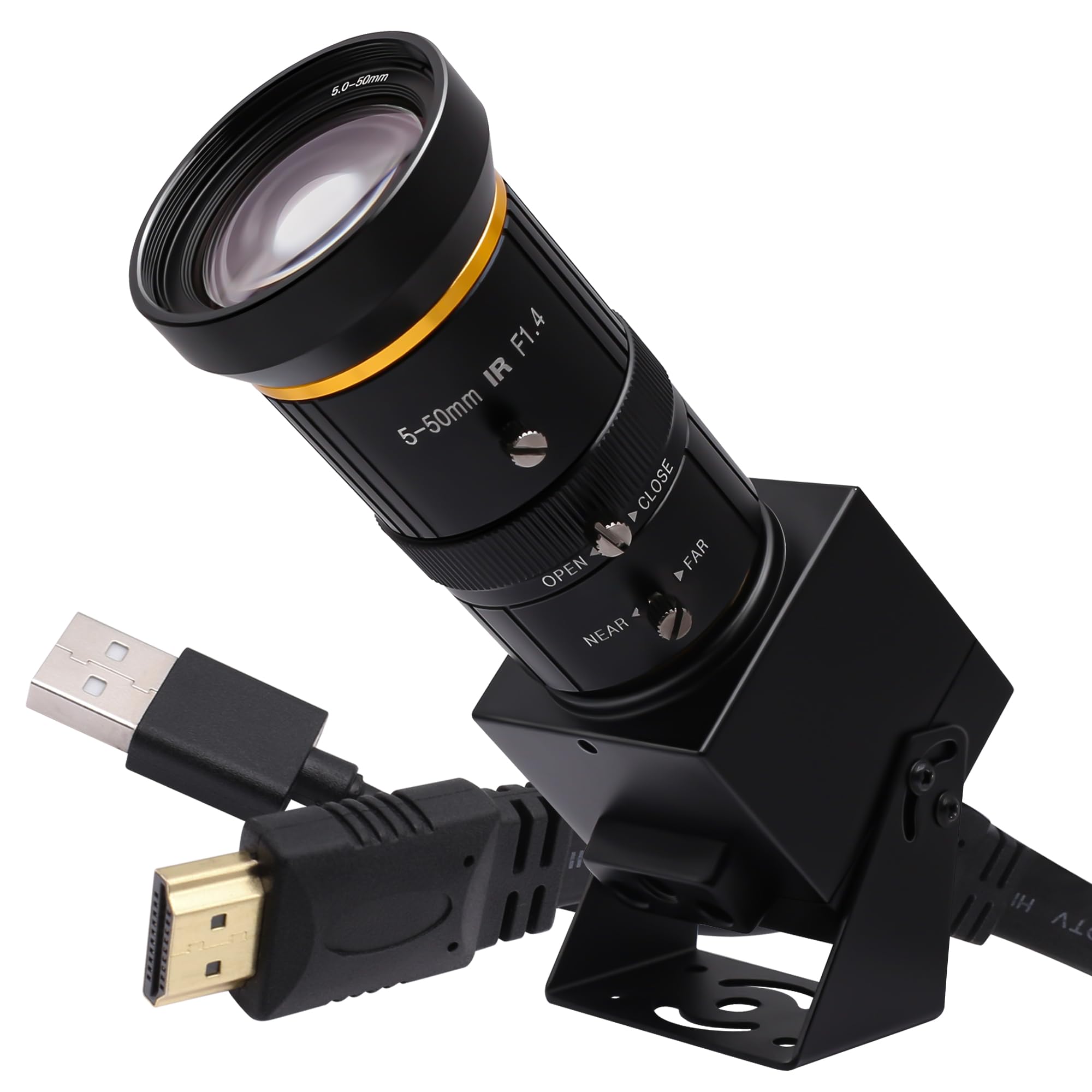 Svpro Telecamera USB 4K HDMI con Teleobiettivo 5-50mm