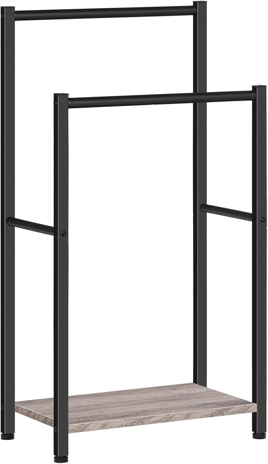 Hoobro Portasciugamani da Terra 2 Bracci, Metallo