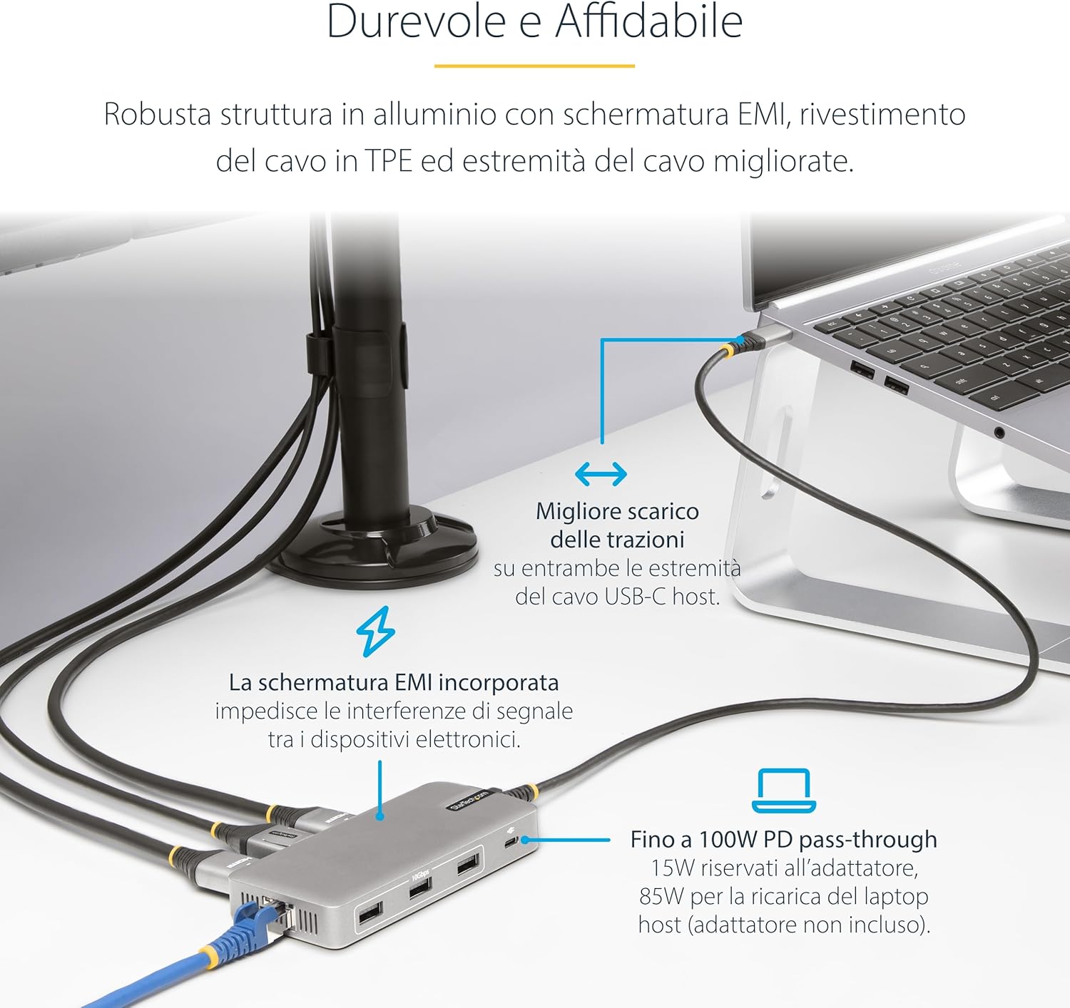 Startech.com Adattatore Multiporta USB-C - Docking Station - immagine 6