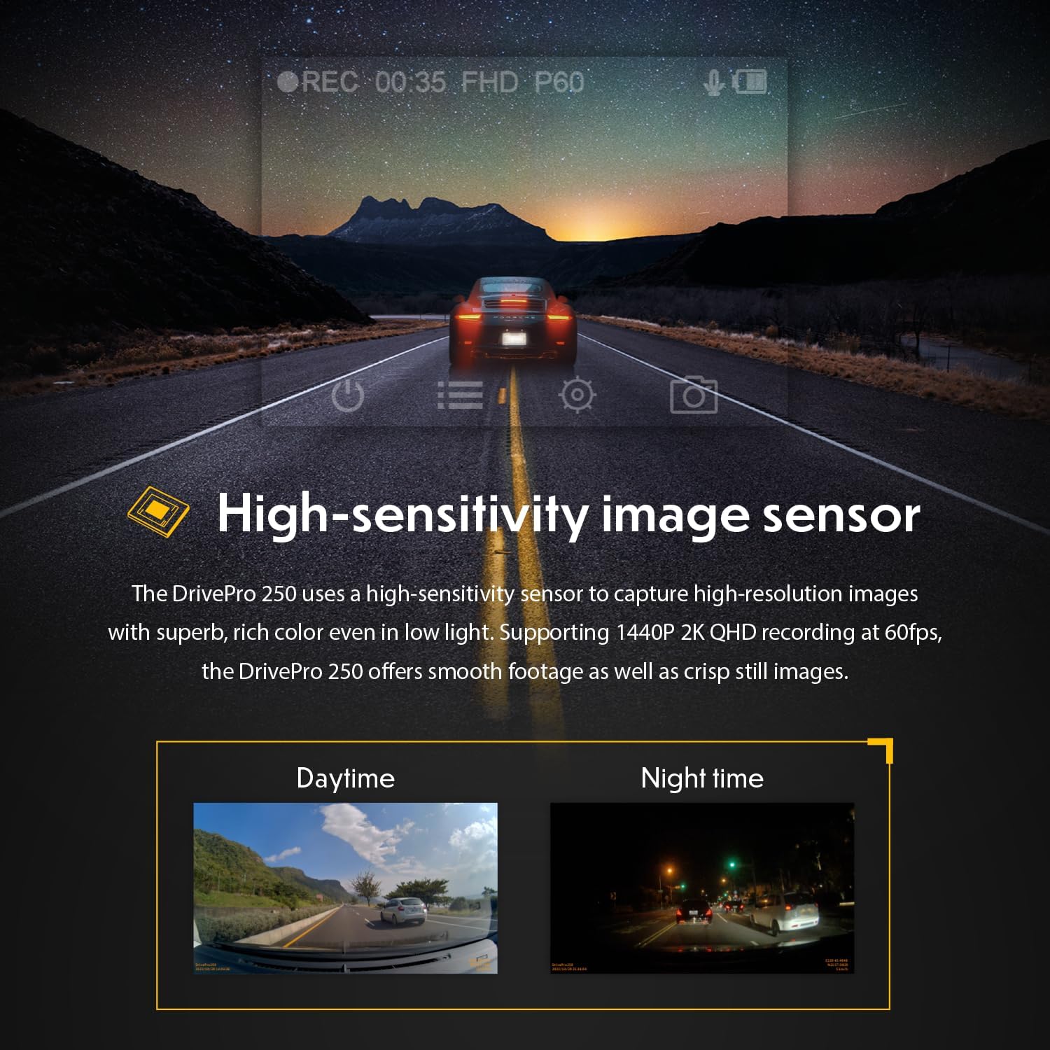 DASHCAM 64GB DRIVEPRO 250 - immagine 4