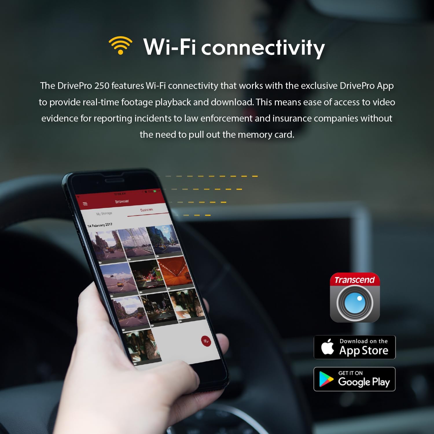 DASHCAM 64GB DRIVEPRO 250 - immagine 6