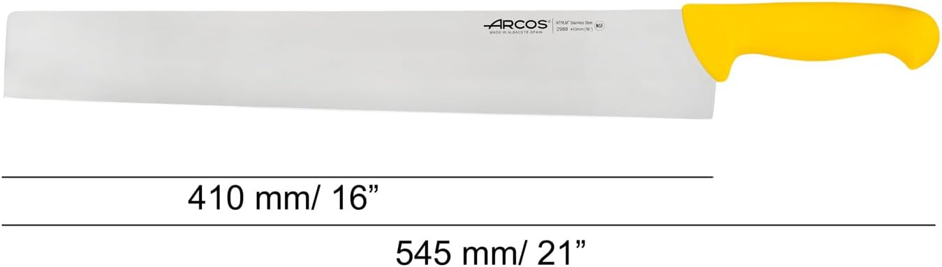 Arcos Serie 2900 - Coltello Salami 410 mm, Giallo - immagine 2