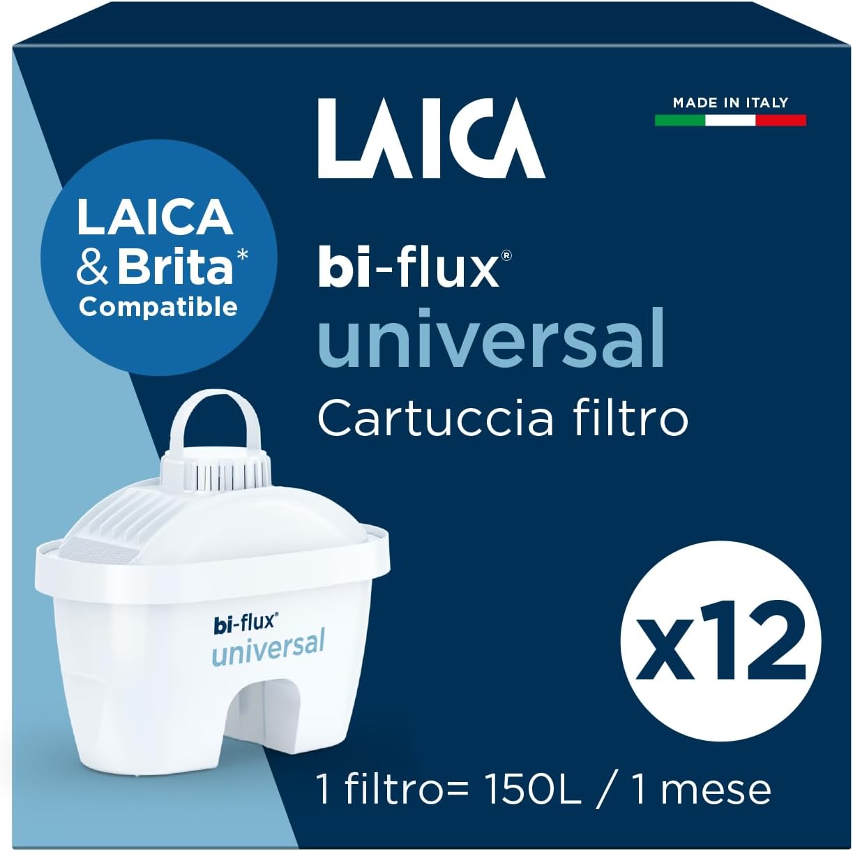 Filtro Acqua SLIM bi-flux® Laica - 12 Mesi