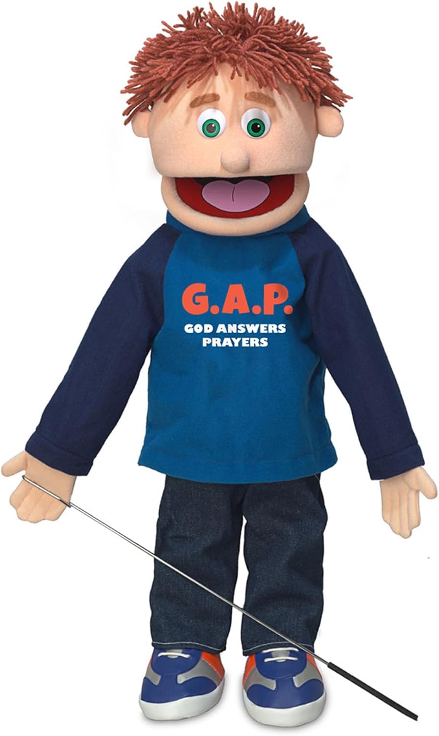 God Answers Prayers | 25" Full Body Boy Puppet by Silly Puppets - immagine 1