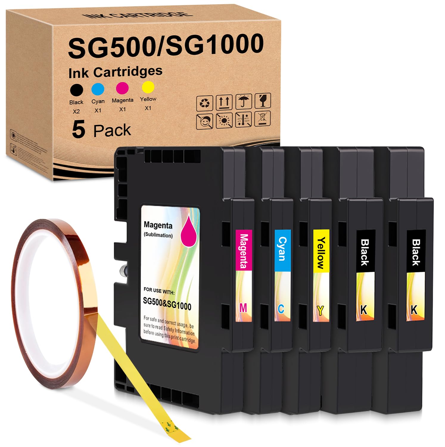 Yongairuink Inchiostro Sublimazione per Sawgrass SG500 SG1000