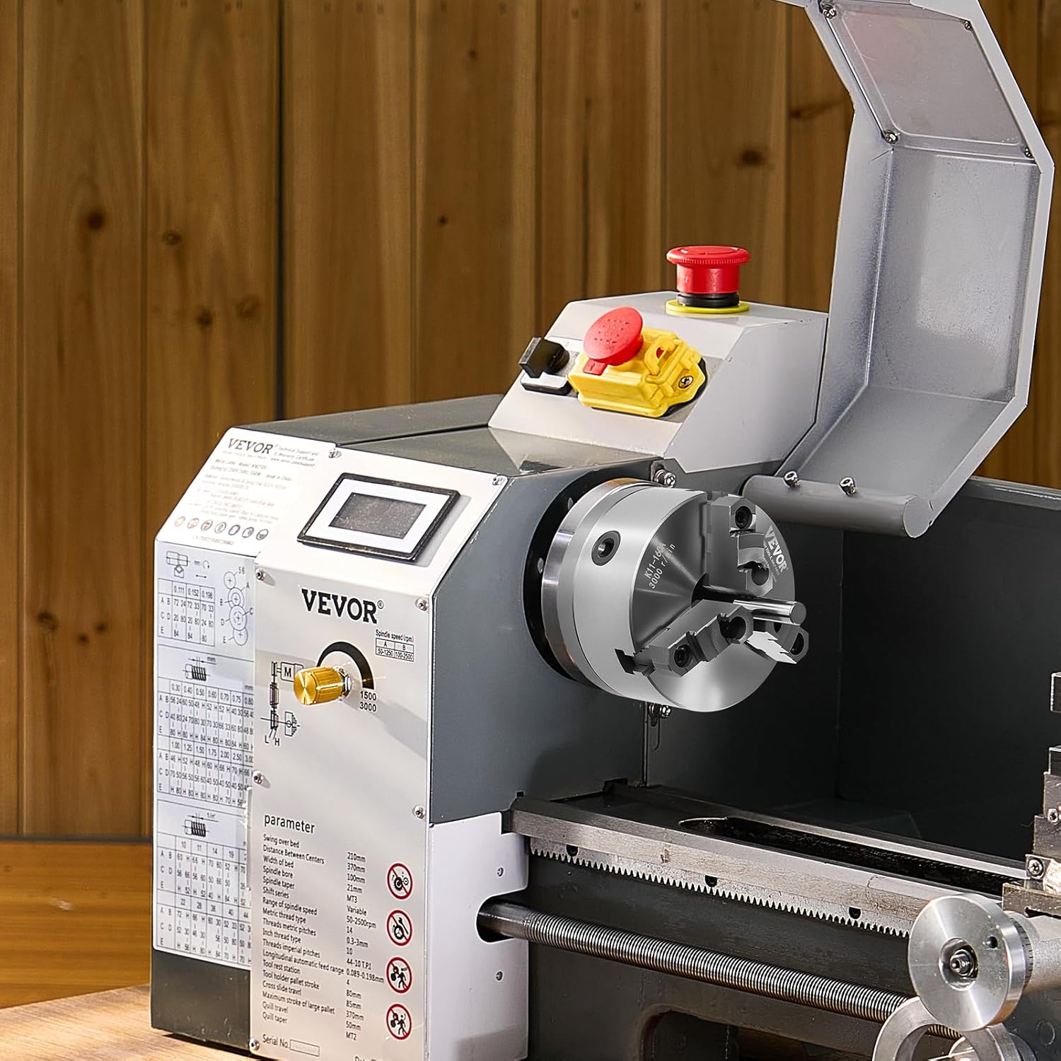 Vevor Piastra Mandrino Tornio a 3 Griffe 160mm - immagine 8