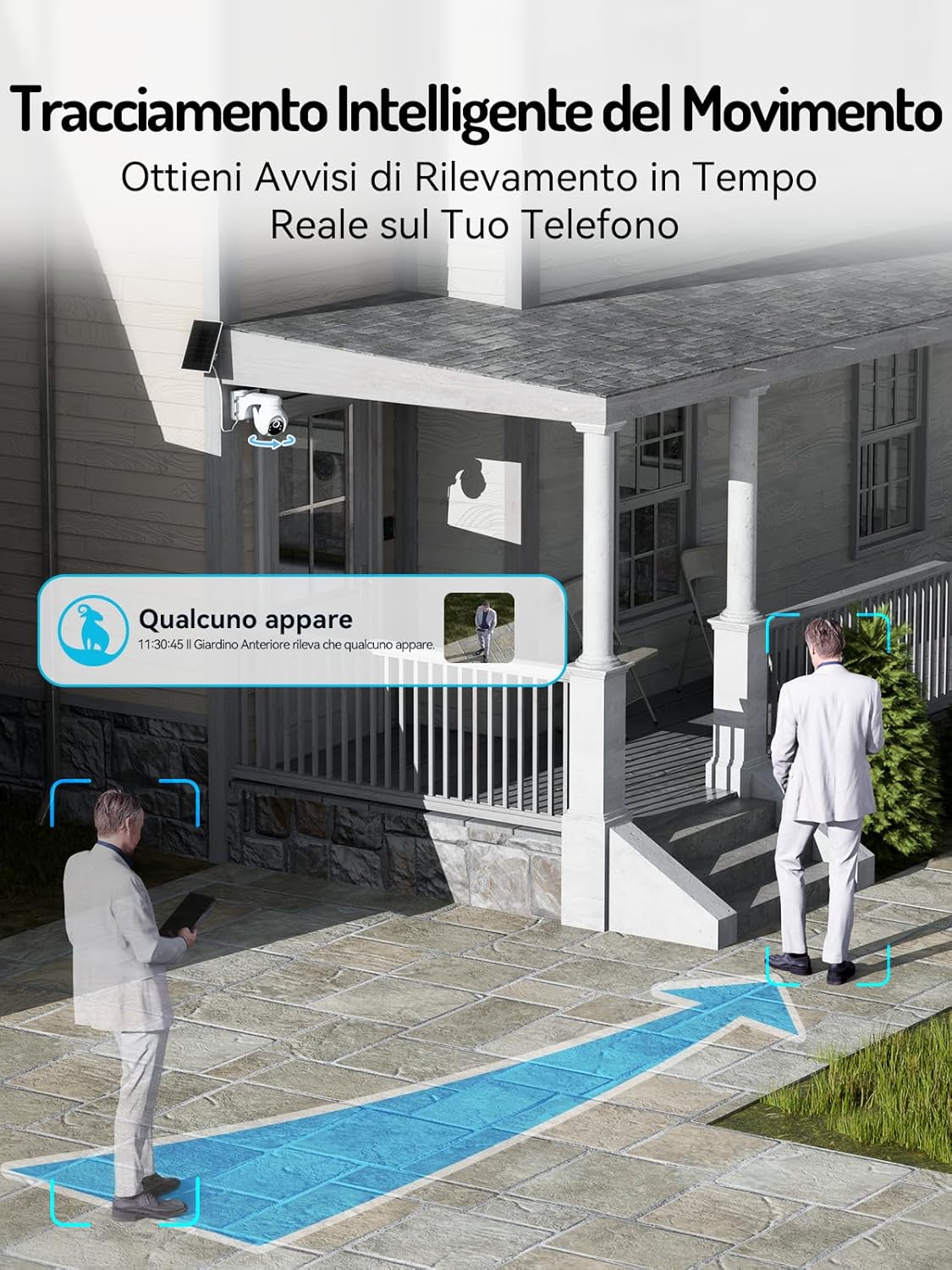 Blurams 2K Telecamera Wi-Fi Esterno 360° PTZ - immagine 3