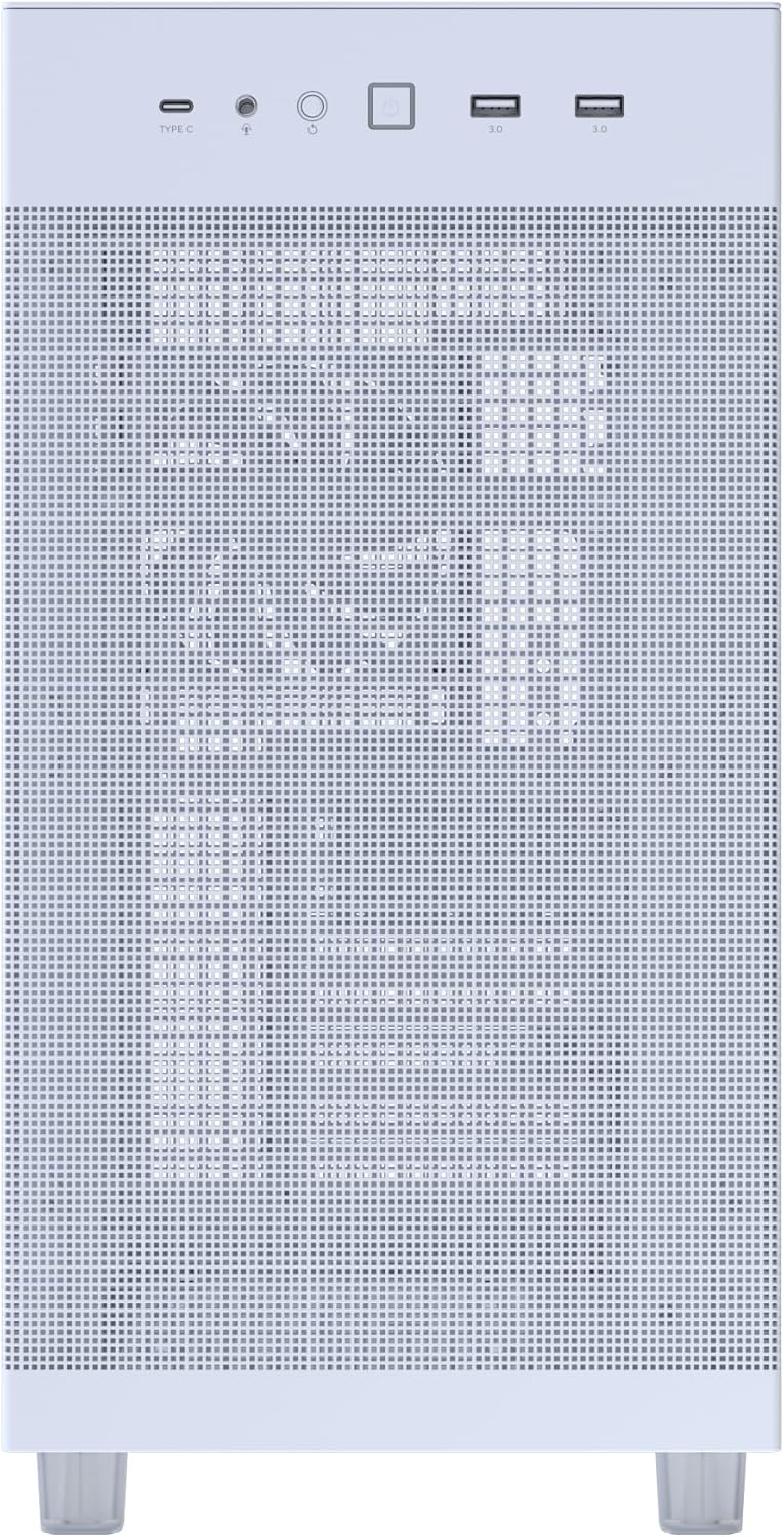 Asus Prime AP303 TG - Case ATX 44 Litri, Bianco - immagine 2