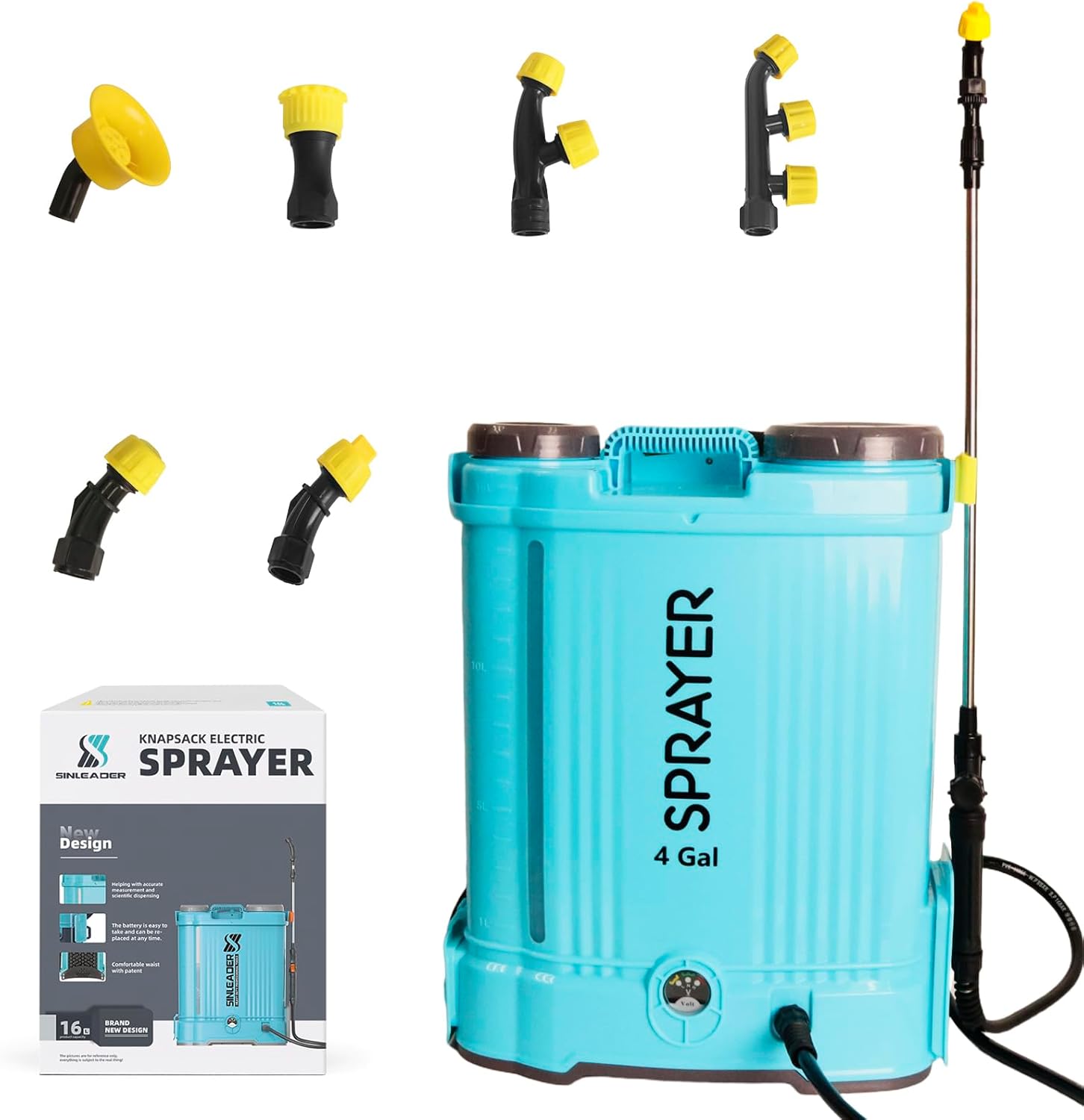 Pompa Irroratrice a Batteria 16L 12V 2600 mAh - immagine 1