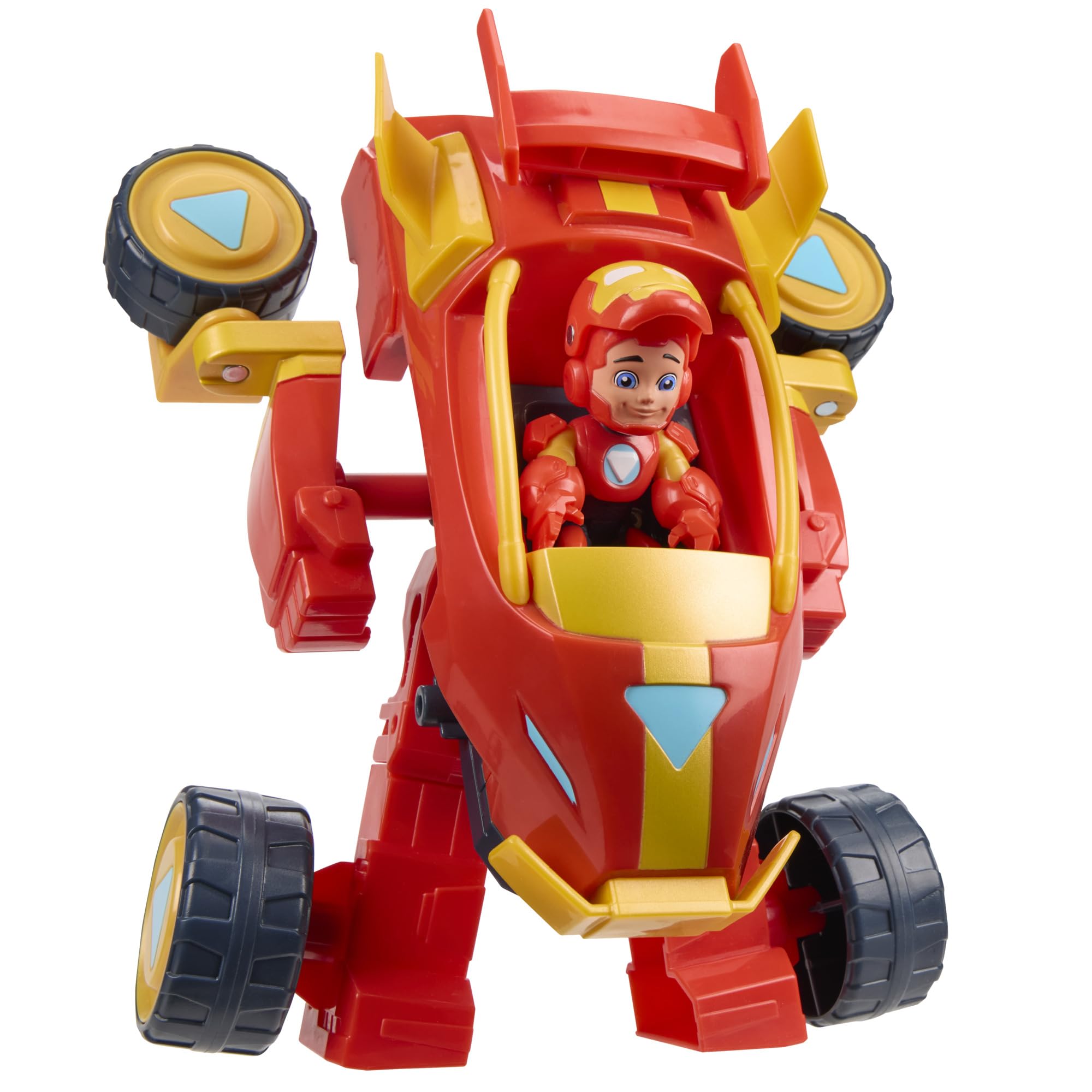 Hasbro Marvel Iron Man Armatura Mech e Veicolo 2 in 1