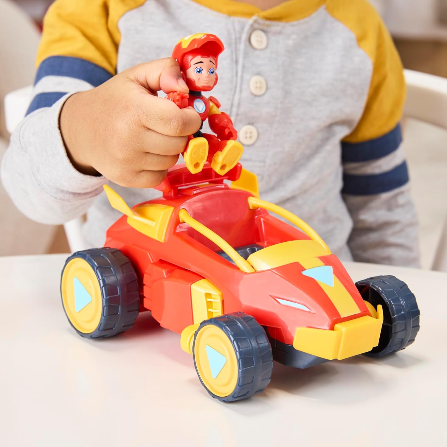 Hasbro Marvel Iron Man Armatura Mech e Veicolo 2 in 1 - immagine 4