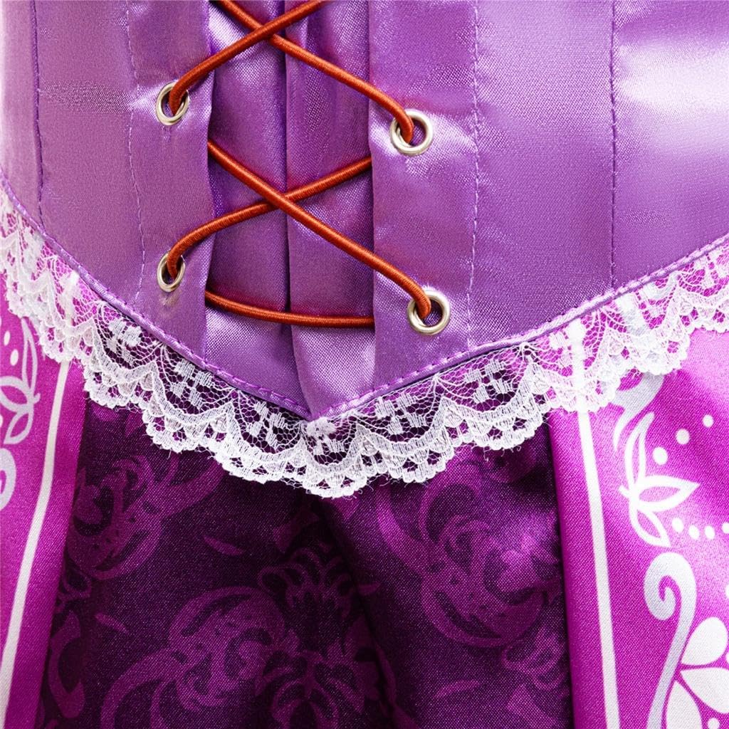 Lito Angels Vestito Costume Principessa Rapunzel Viola - immagine 4