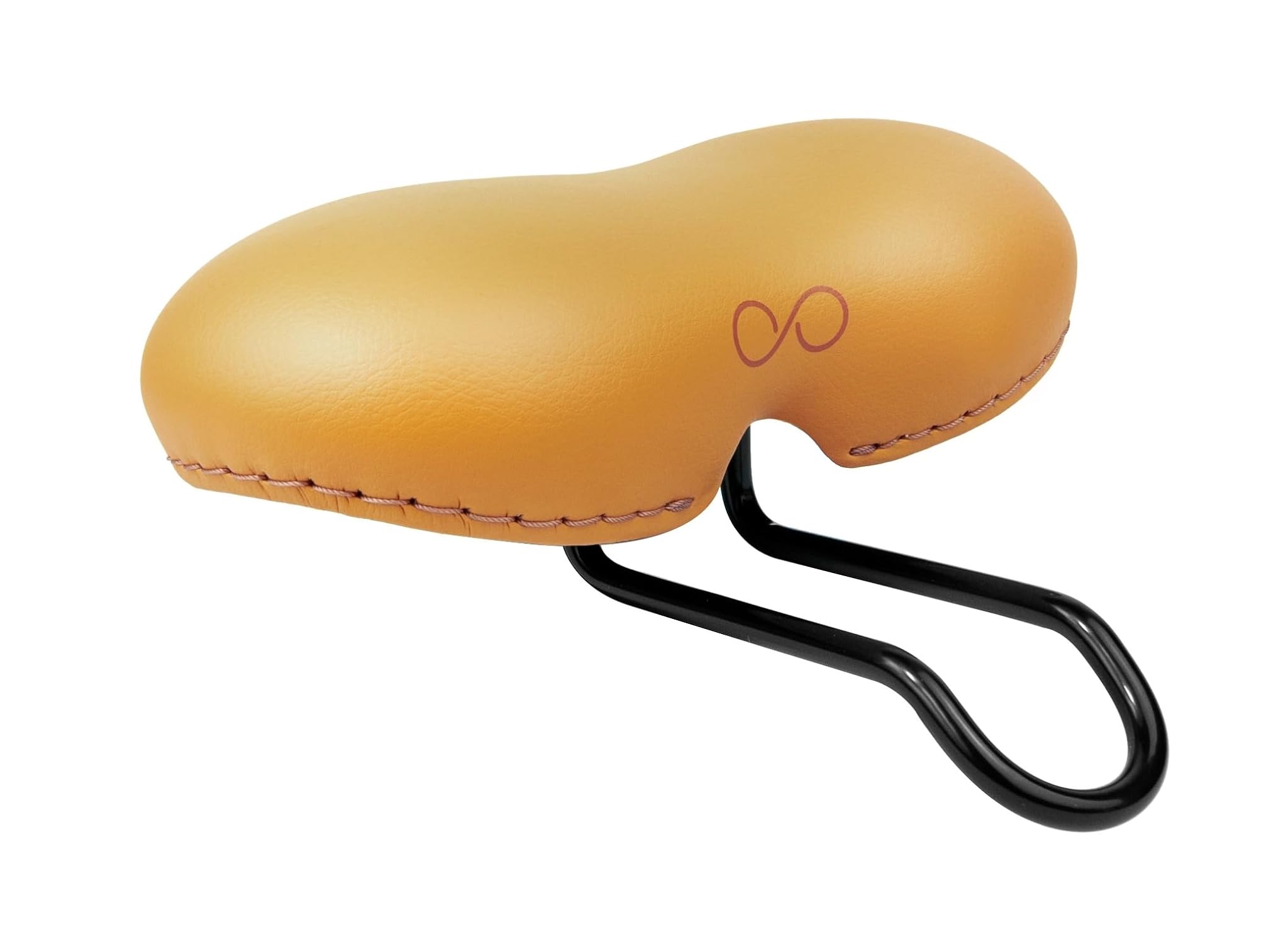 AMICO Sella Bici Corta Ocra in Gel Anti Vulvite