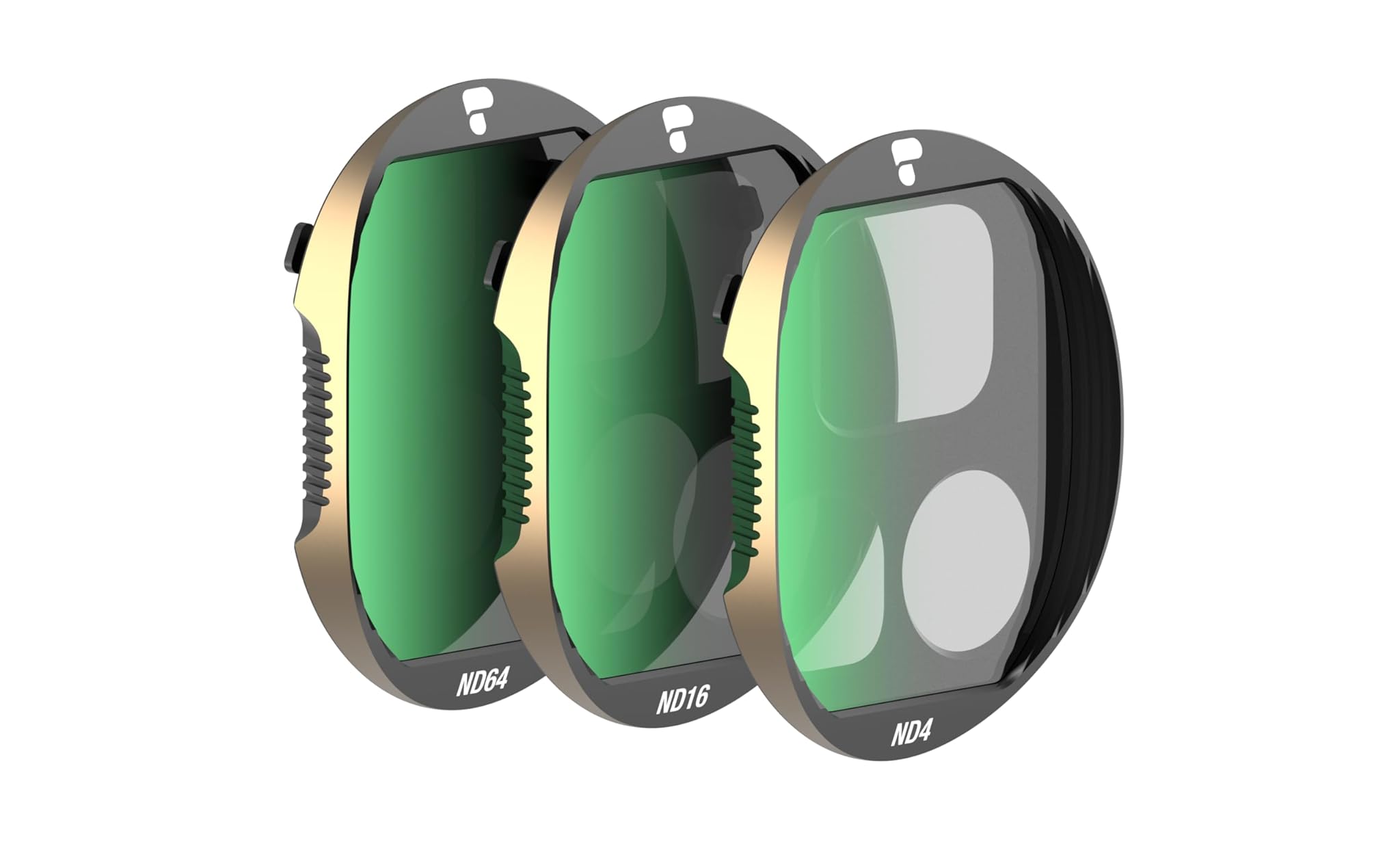 PolarPro - Mavic 4 Pro - Shutter ND Filter Collection - Confezione da 3 filtri - ND4, ND16, ND64 - Completamente compatibile con Mavic 4 Pro Gimbal e Ottica