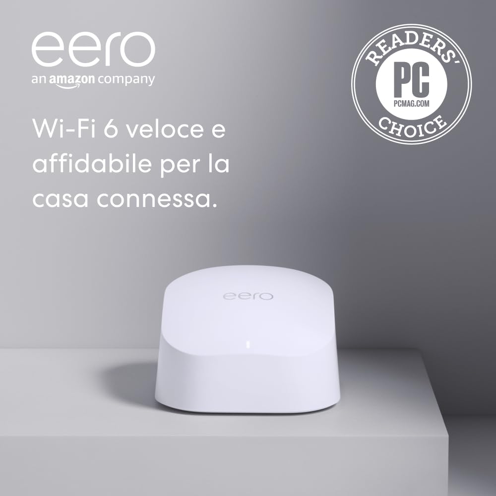 eero 6 Router Wi-Fi Mesh (1 Pack) - immagine 1