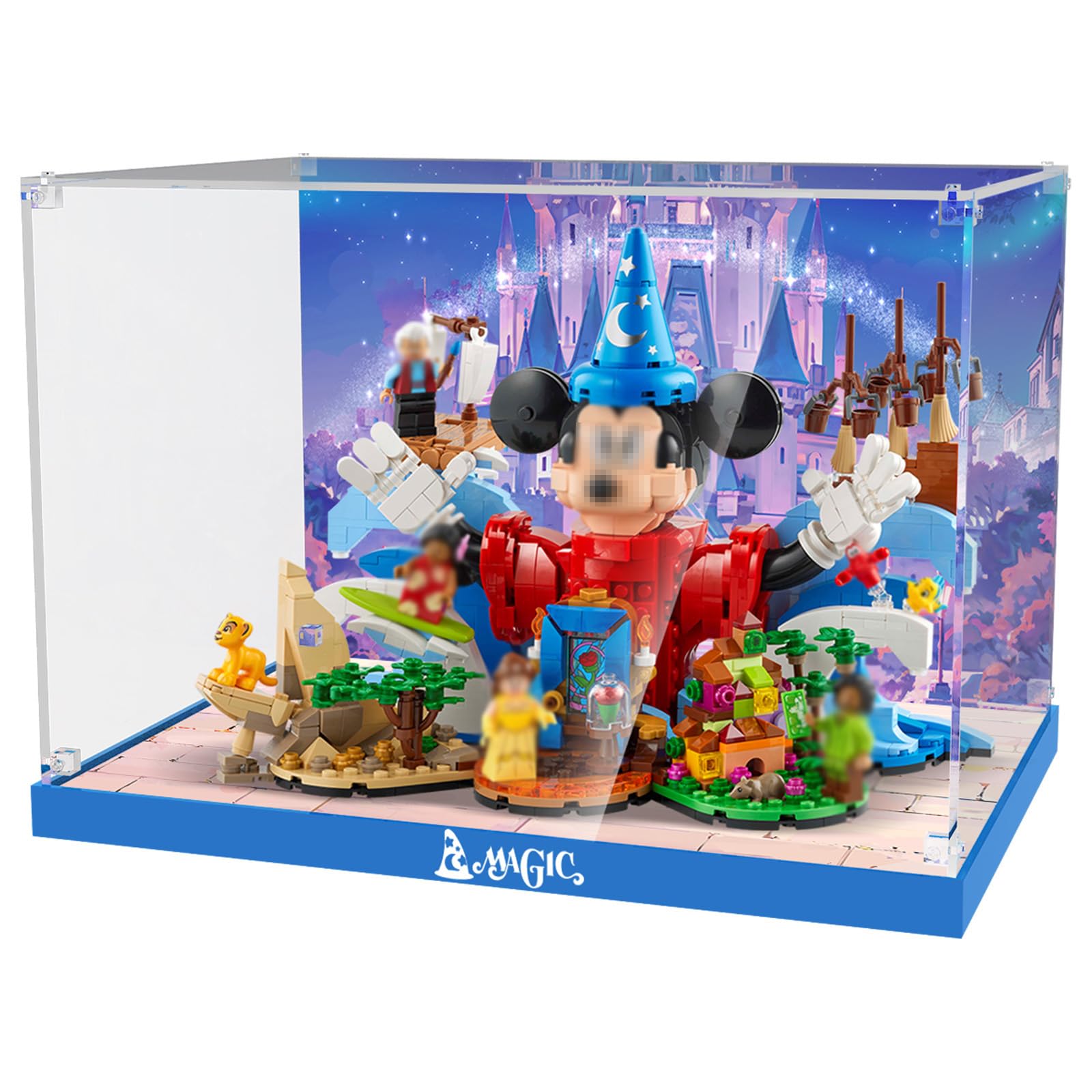 Cooldac Vetrina Acrilica per Lego 21352 Magic of D'isney