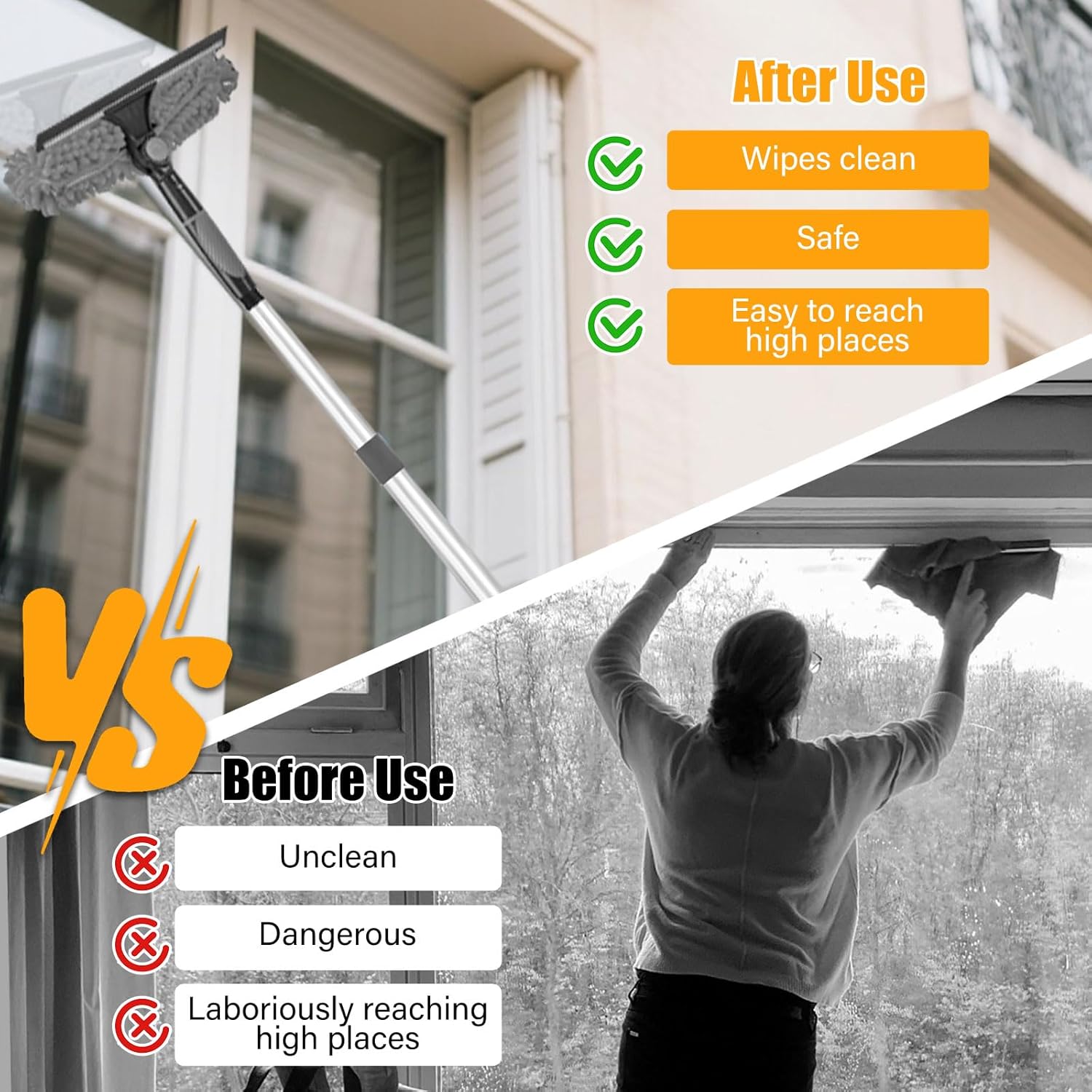 Spolverino Allungabile 6m con Asta Telescopica - immagine 4