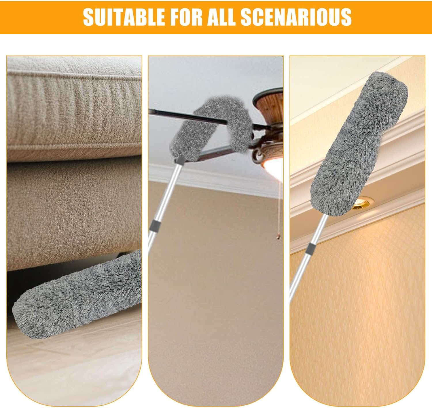 Spolverino Allungabile 6m con Asta Telescopica - immagine 6