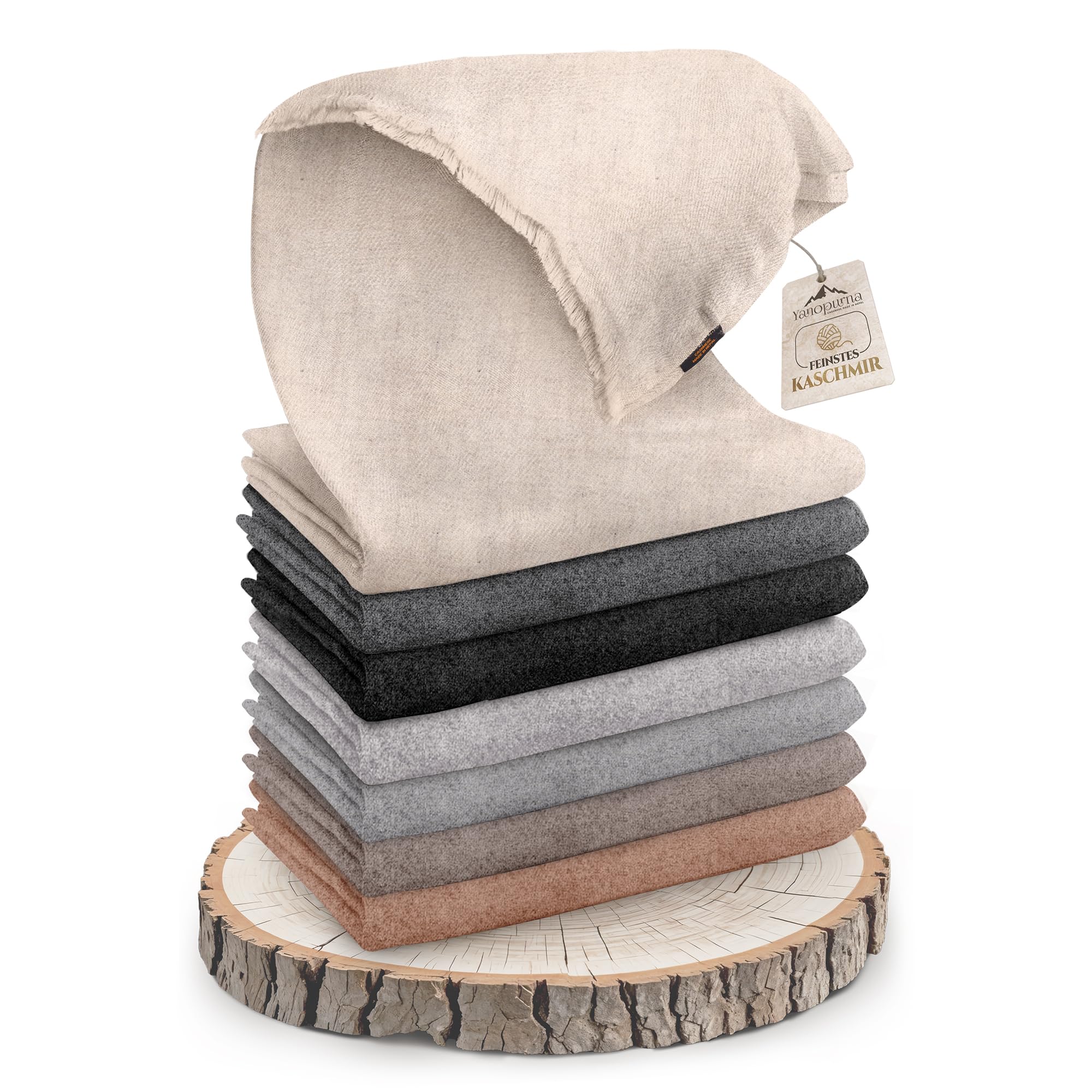 Yanopurna Coperta in Cashmere 135x270 cm, Prodotta in Nepal