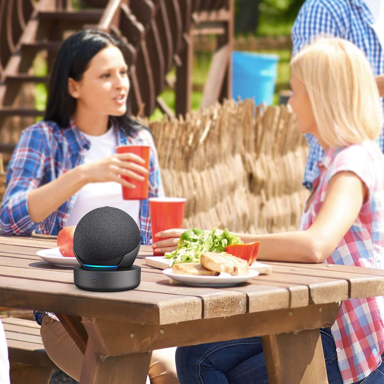 Plusacc Base Batteria per Dot 5ª e 4ª generazione, Nero - immagine 6