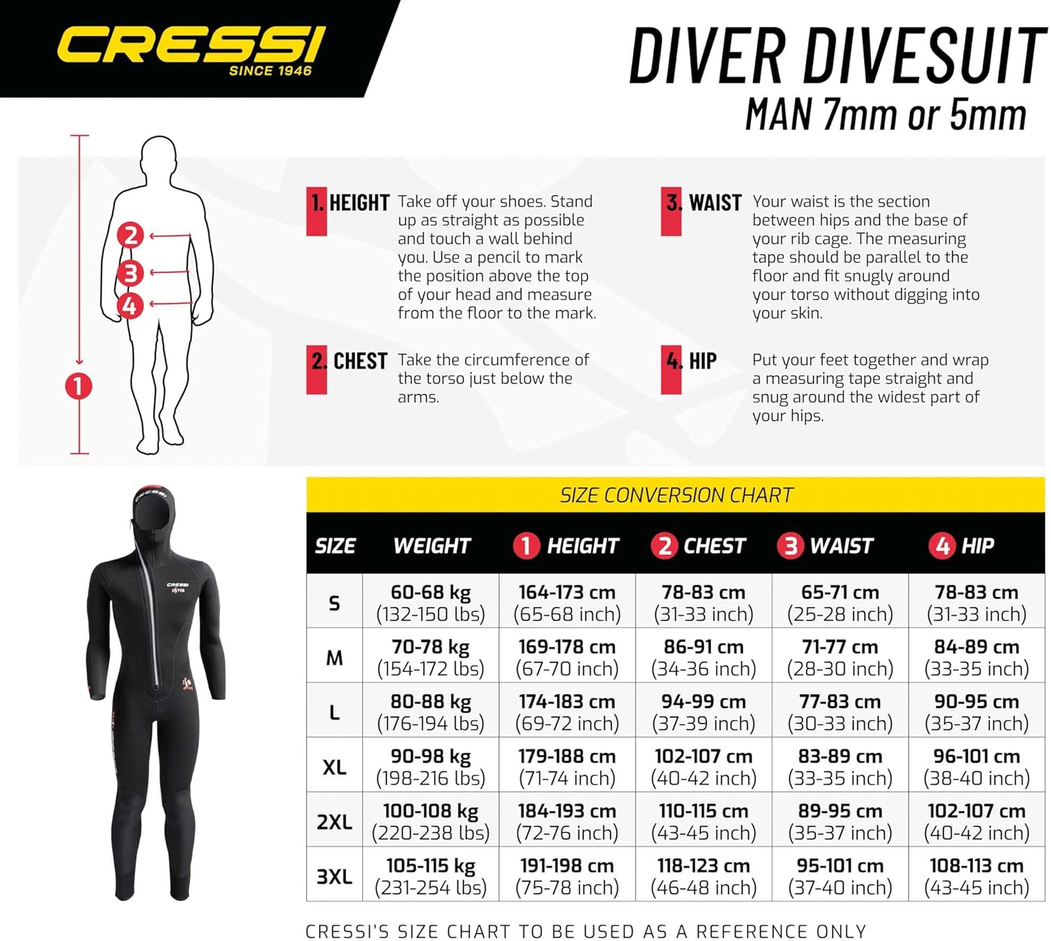 Cressi Diver All-in-One, Muta Monopezzo - immagine 5