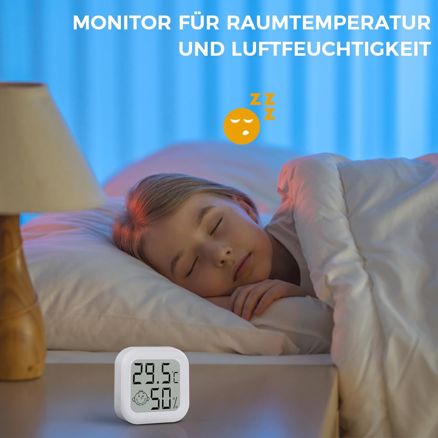 Cnmtcco Termometro Igrometro Digitale Interno - 4 Pezzi - immagine 4