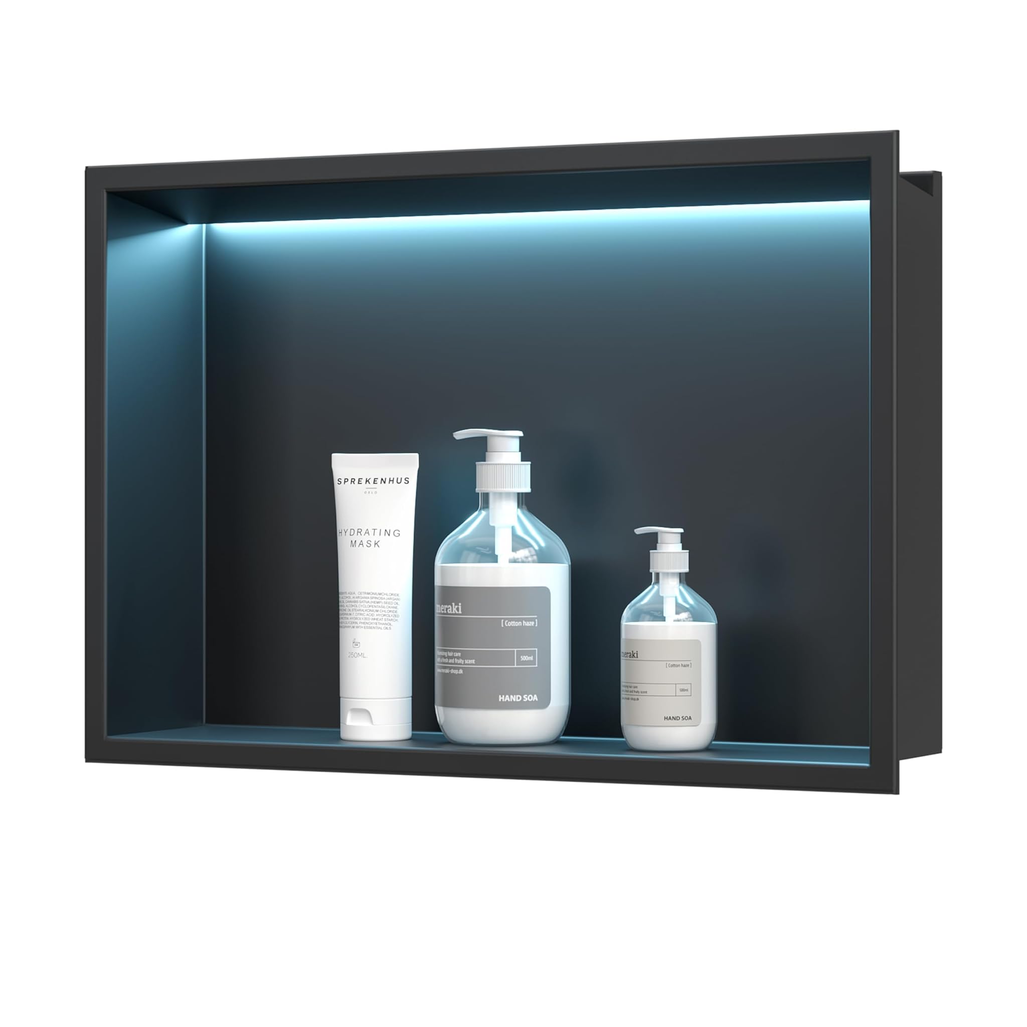 Neohomee Doccia a Muro in Acciaio Inox con LED RGB