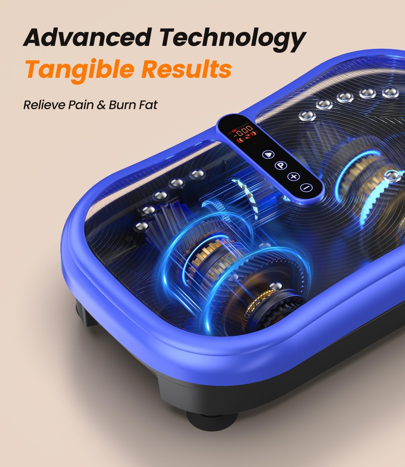 Pedana Vibrante Dimagrante 200W, 120 Livelli - immagine 7