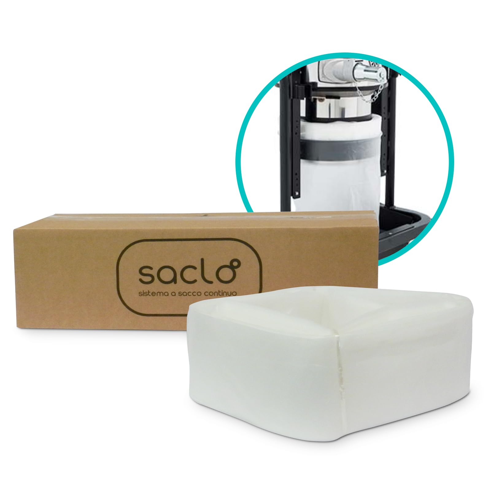 saclò Ricarica Sacchetti Aspirapolvere Mini MegaStrong ESD