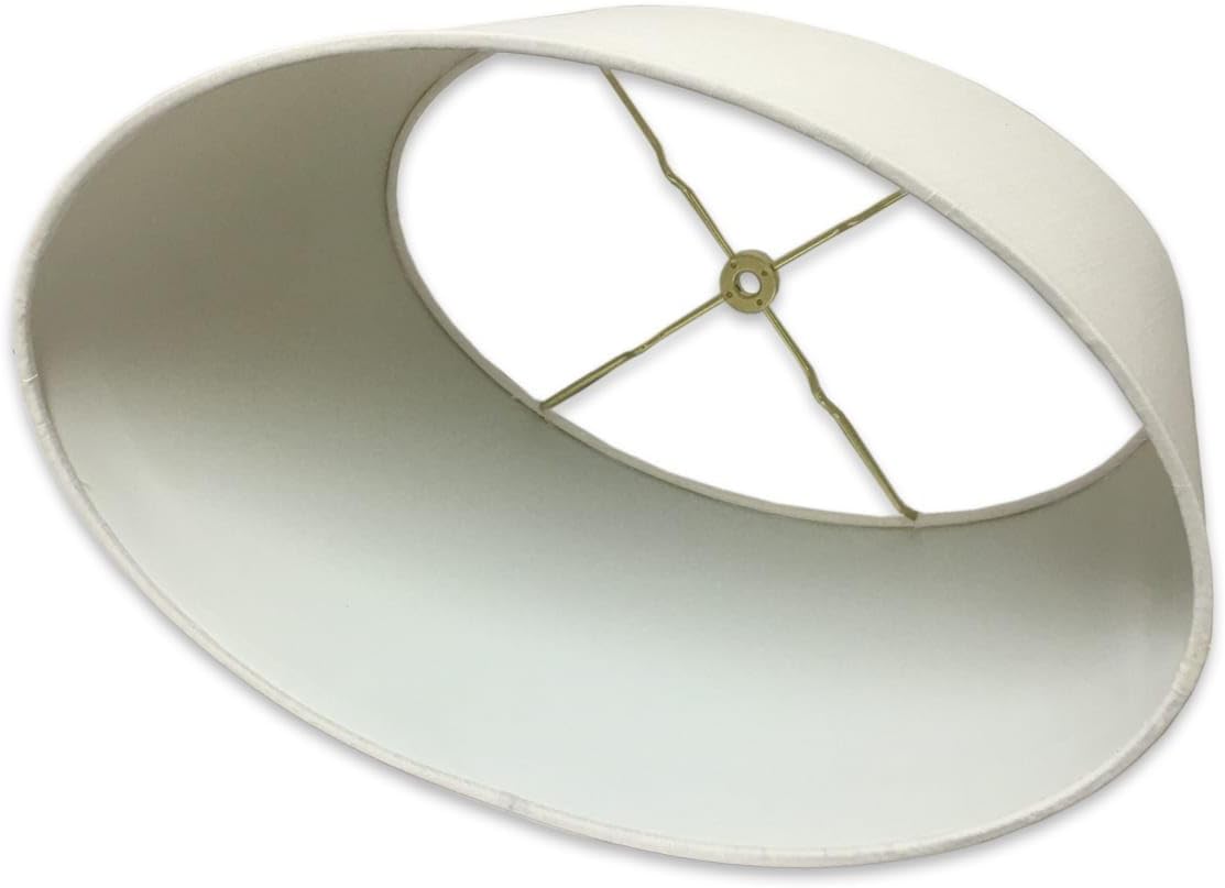 Royal Designs - Paralume Ovale Copertina Rigida Bianco - immagine 2